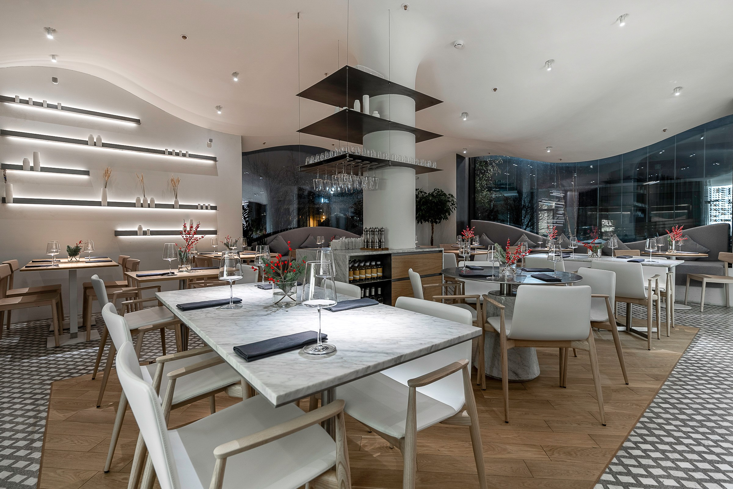 Ресторан Забыли сахар One Trinity Place. Интерьерный фотограф Мария Моисеева