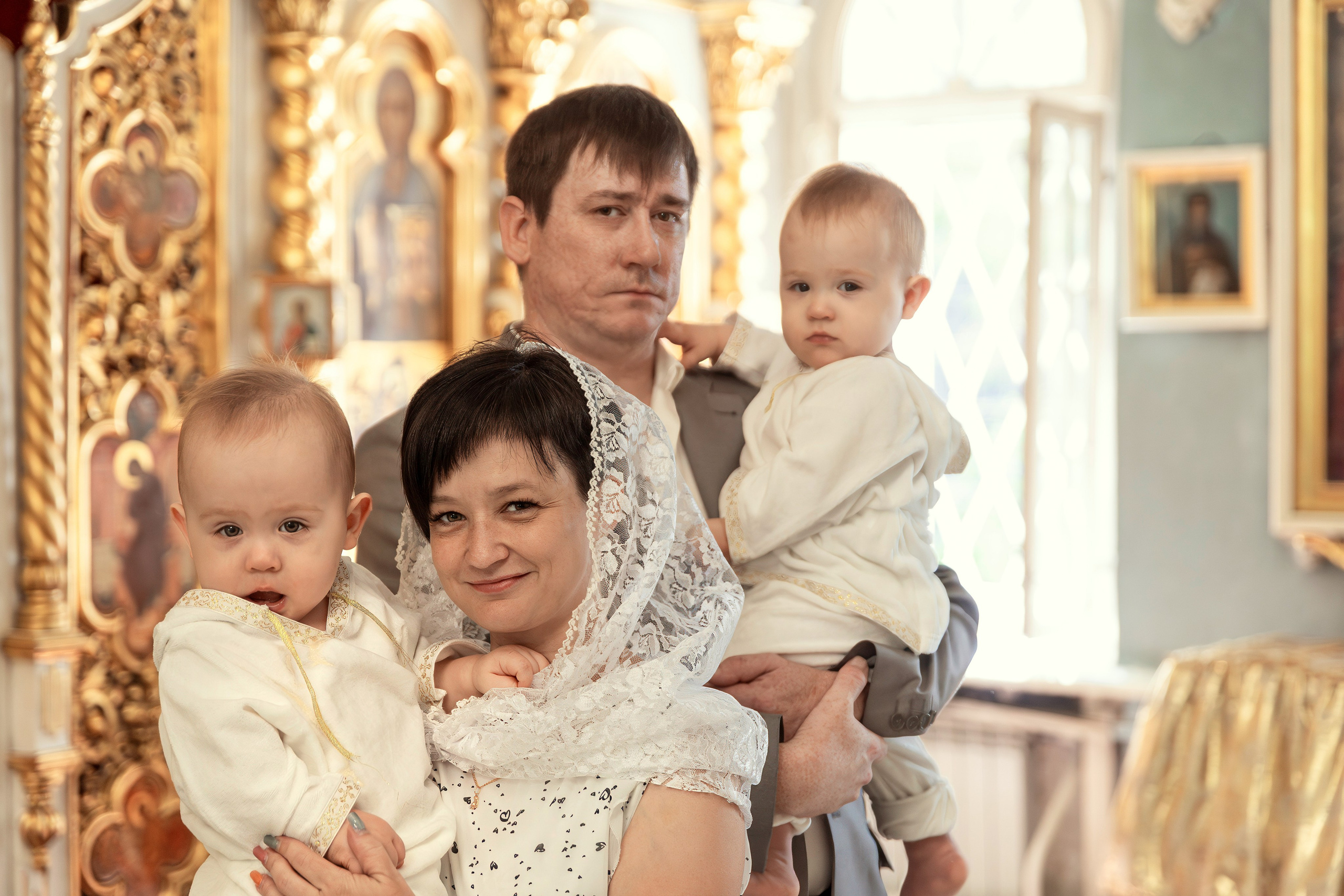 Крещение Алексея и Константина. ТОП Фотограф на Крещение и Венчание Железногорск Алексей Мещеряков