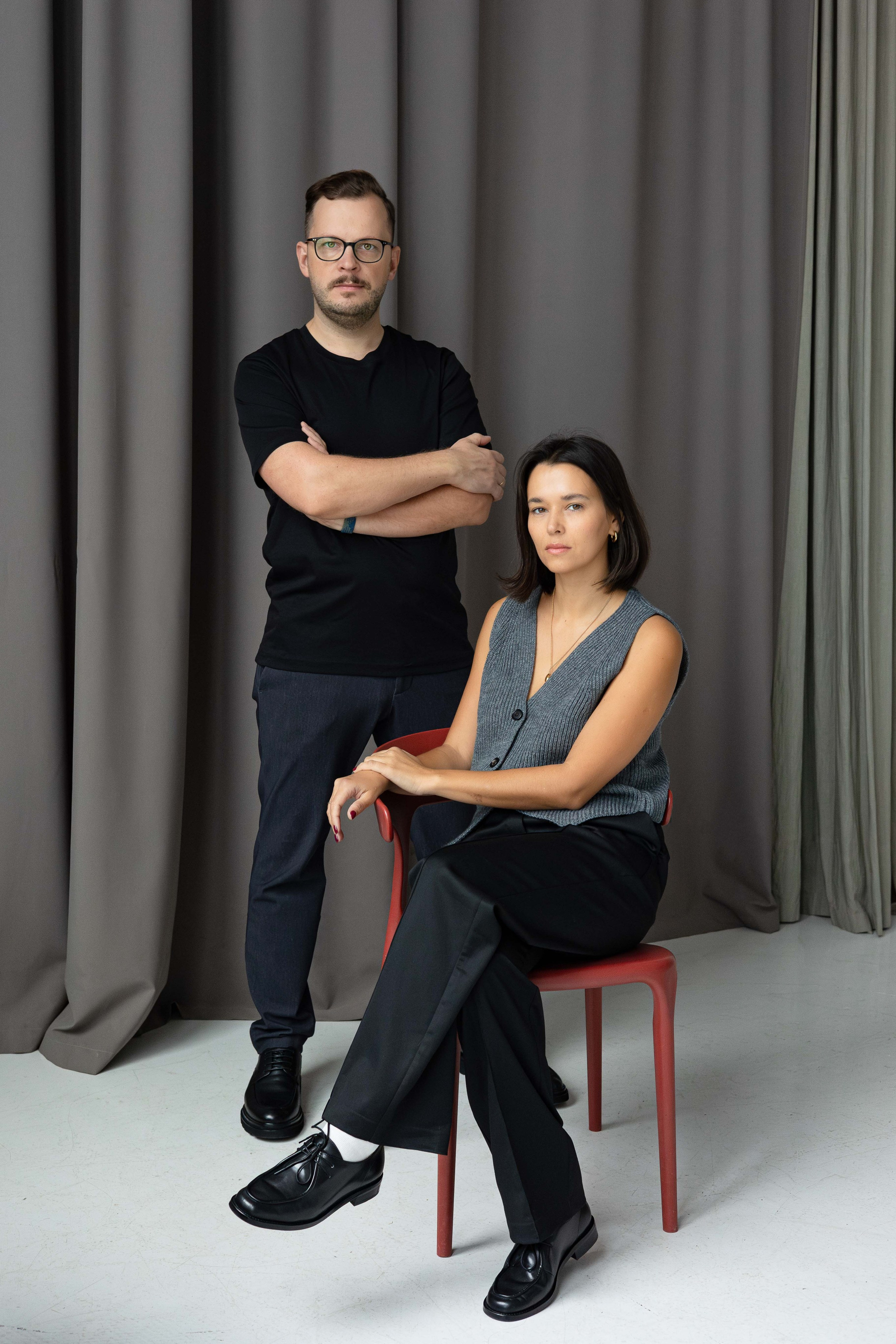 Мария и Антон. Бизнес-портрет. Фотограф Печерская Анастасия
