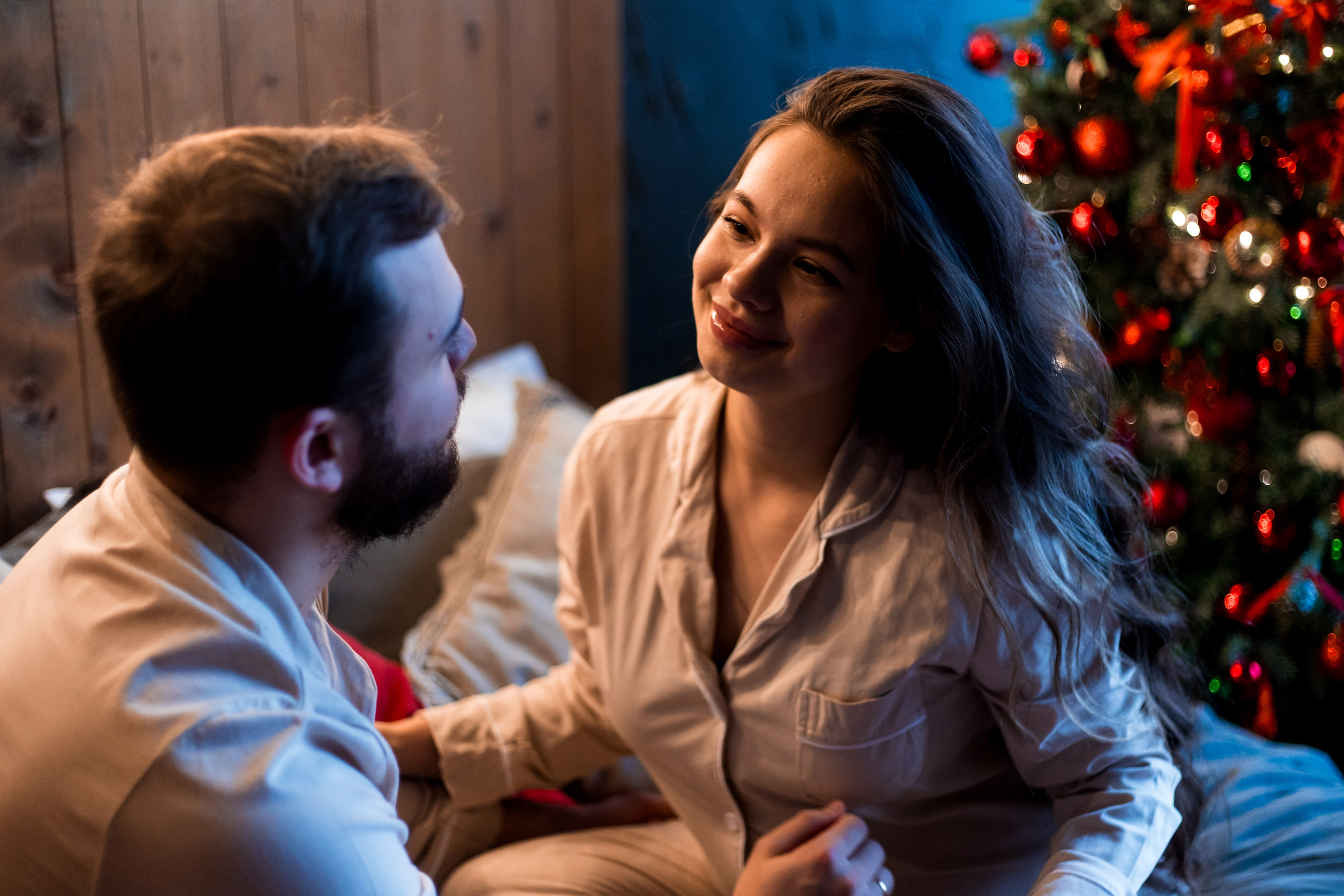 Новогодние Мира и Дима. Фотограф в Петербурге