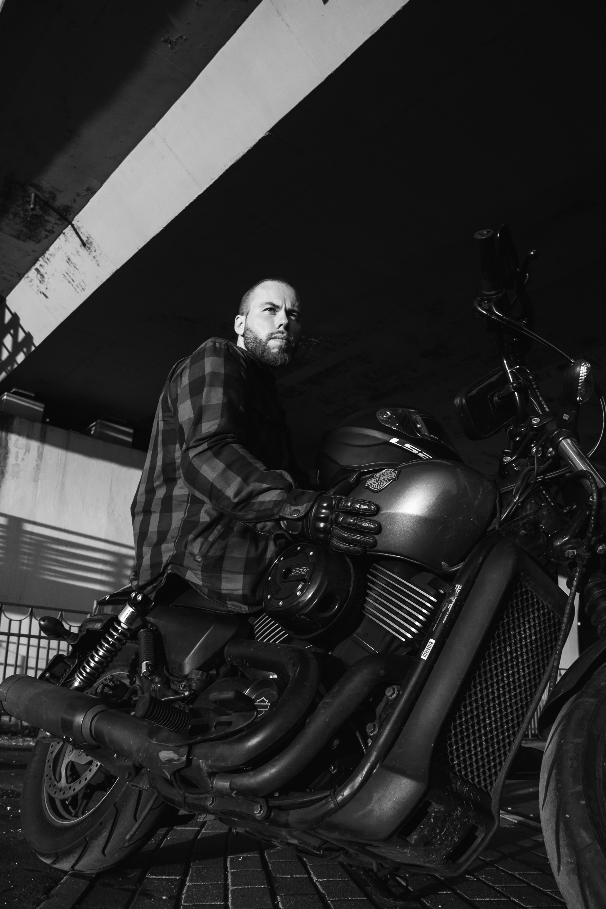 Иван и Harley Davidson. Наталия Фролова. Фотограф. Москва