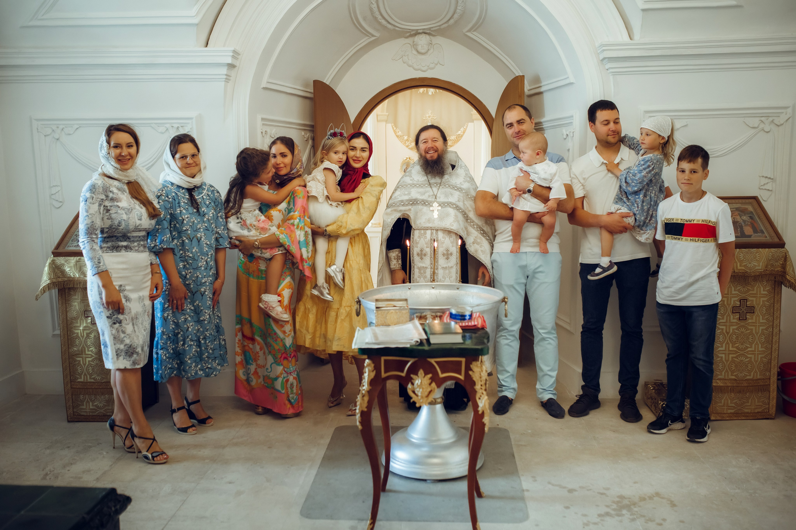 Крещение Эрнеста. Фотограф на Крещение, семейный фотограф в Москве