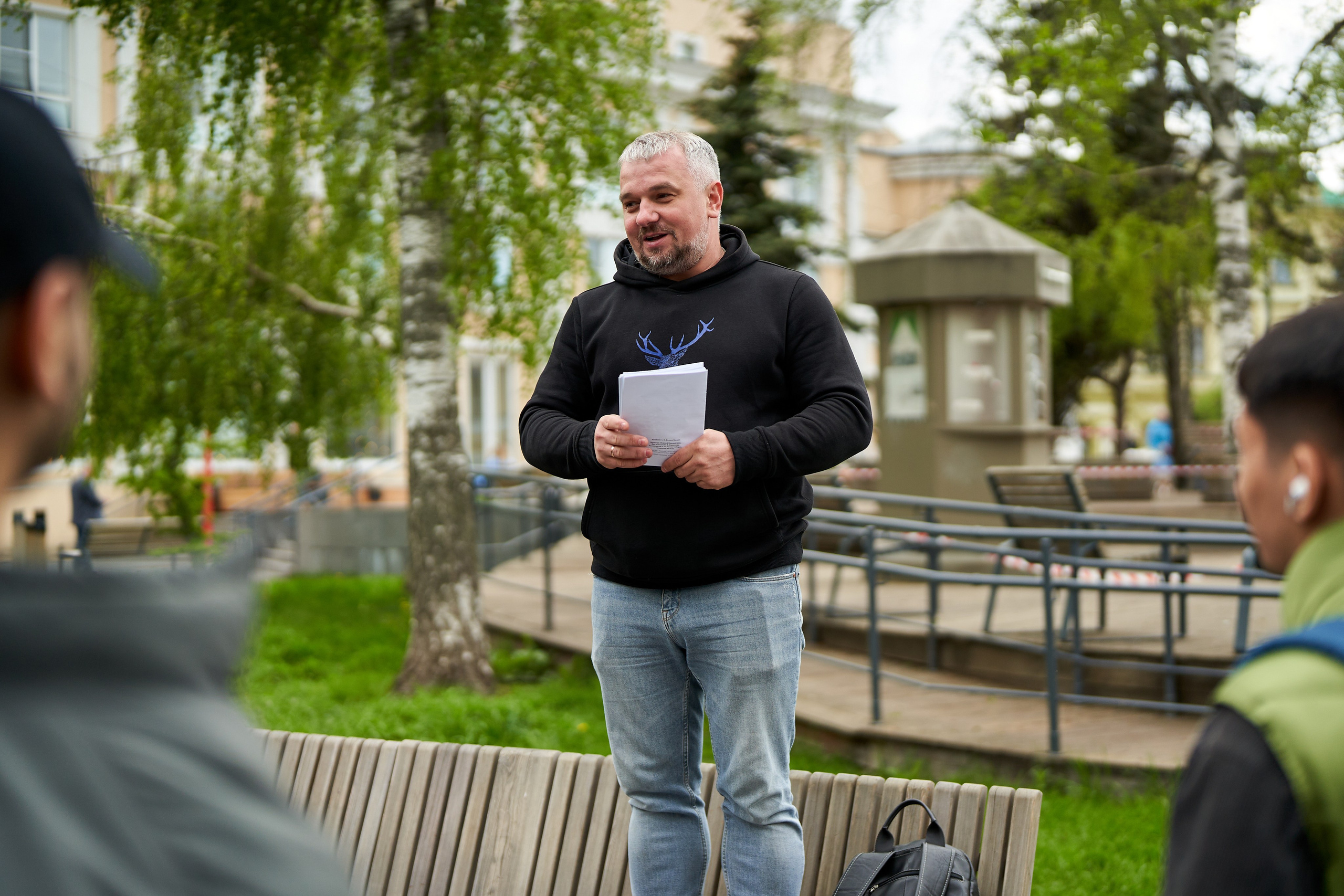 Городской квест в рамках регионального фестиваля «Учись без границ». Репортажный фотограф Вилянов Евгений. Нижний Новгород