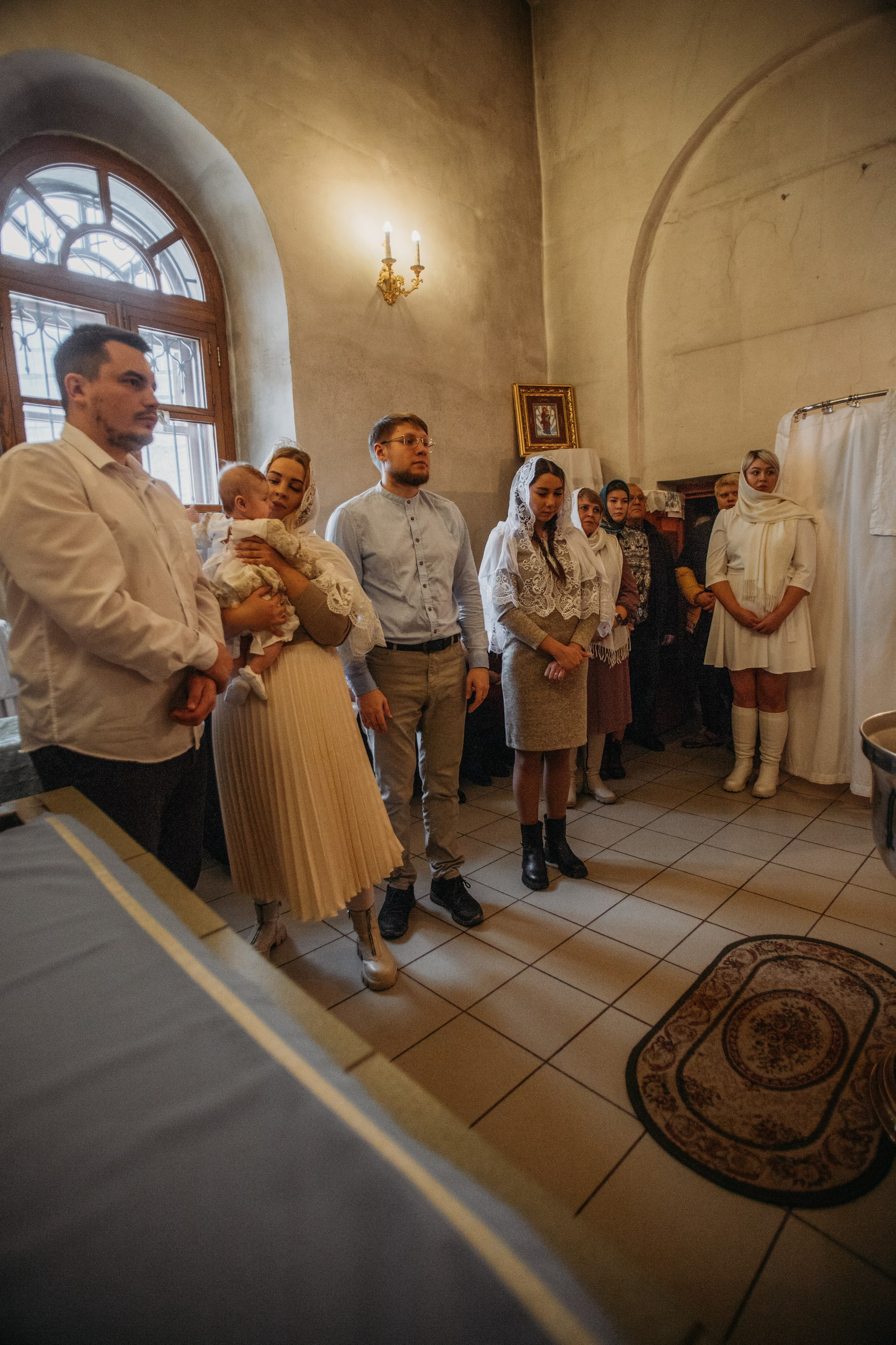 Крещение Аглаи. Венера Гайн. Репортажный фотограф  Тюмень. Обучение фотографии с 0