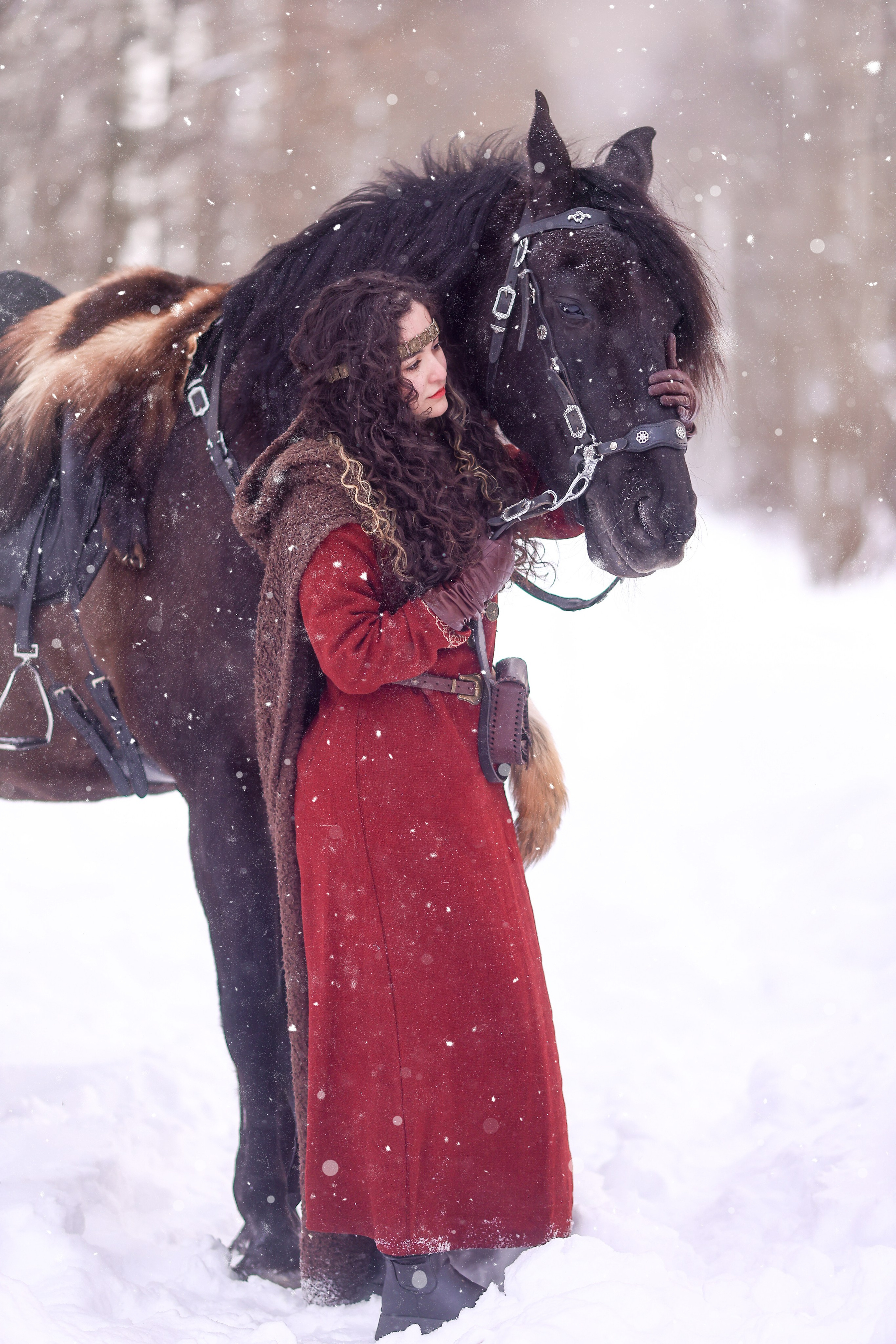 Фотосессия с лошадью в стиле викингов. Фотосессии с лошадьми