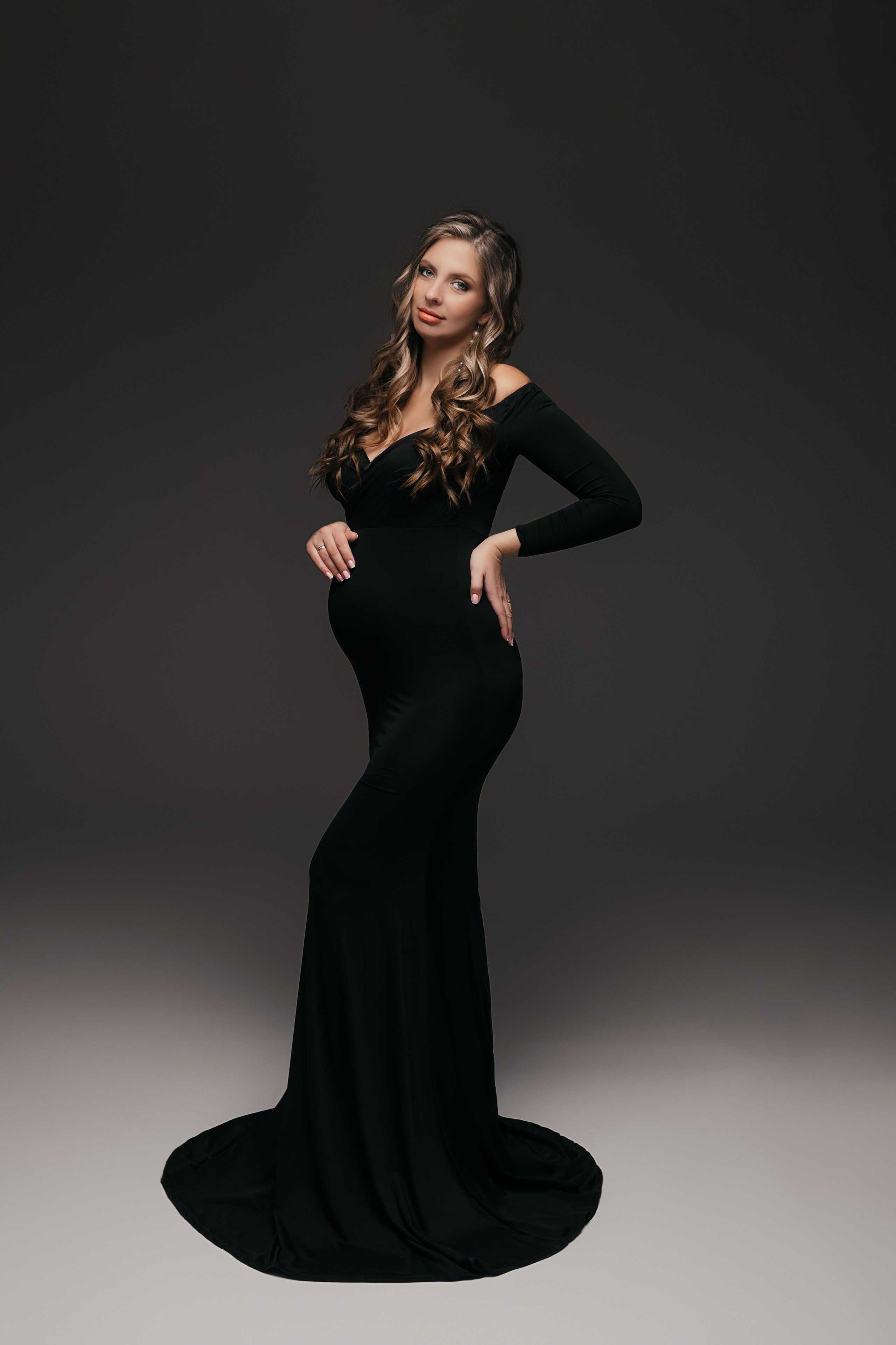Черное платье 44-52. Фотограф Анна Качан
