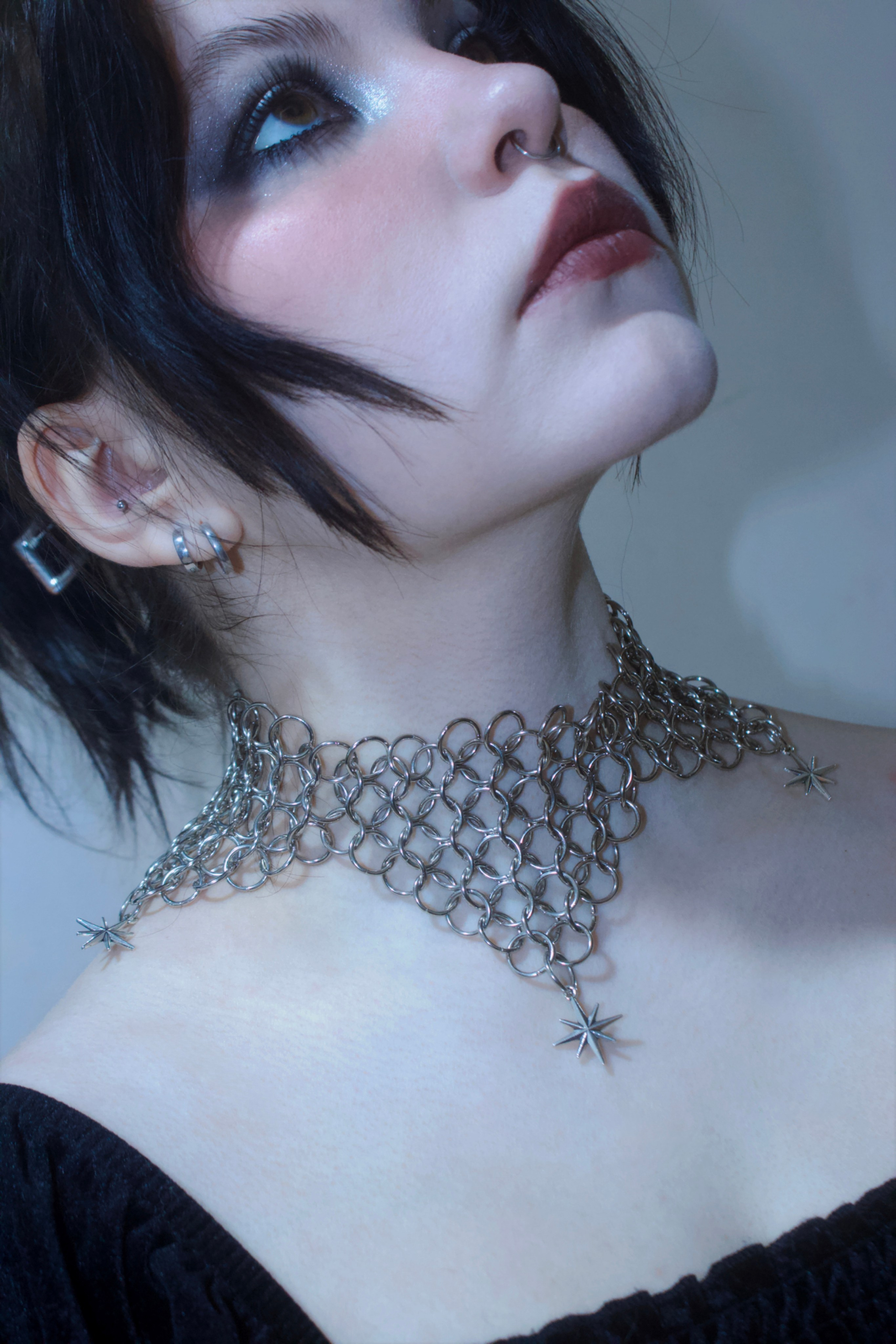 Чокеры из кольчуги. Украшения из кольчуги в Москве Соня Спросонья