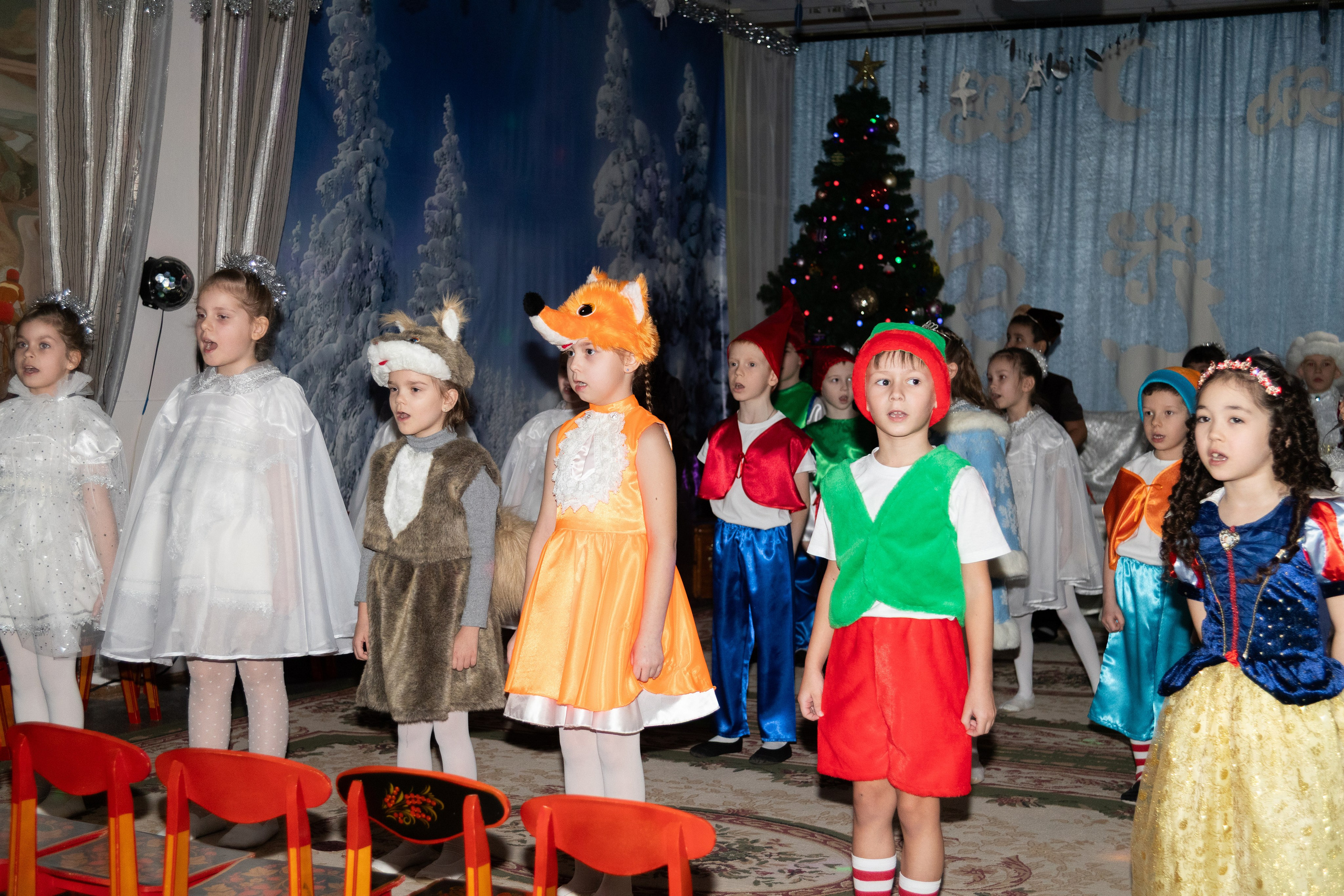 Новогодний утренник подготовительной группы. Индивидуальный и свадебный фотограф в Москве, Электростали и Туле Кадейкина Екатерина