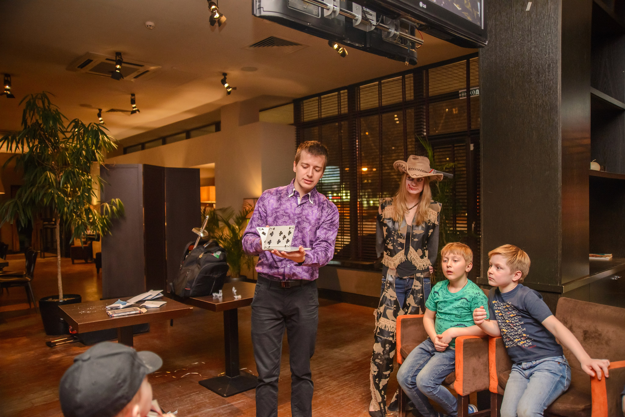 Детский день рождения в ресторане