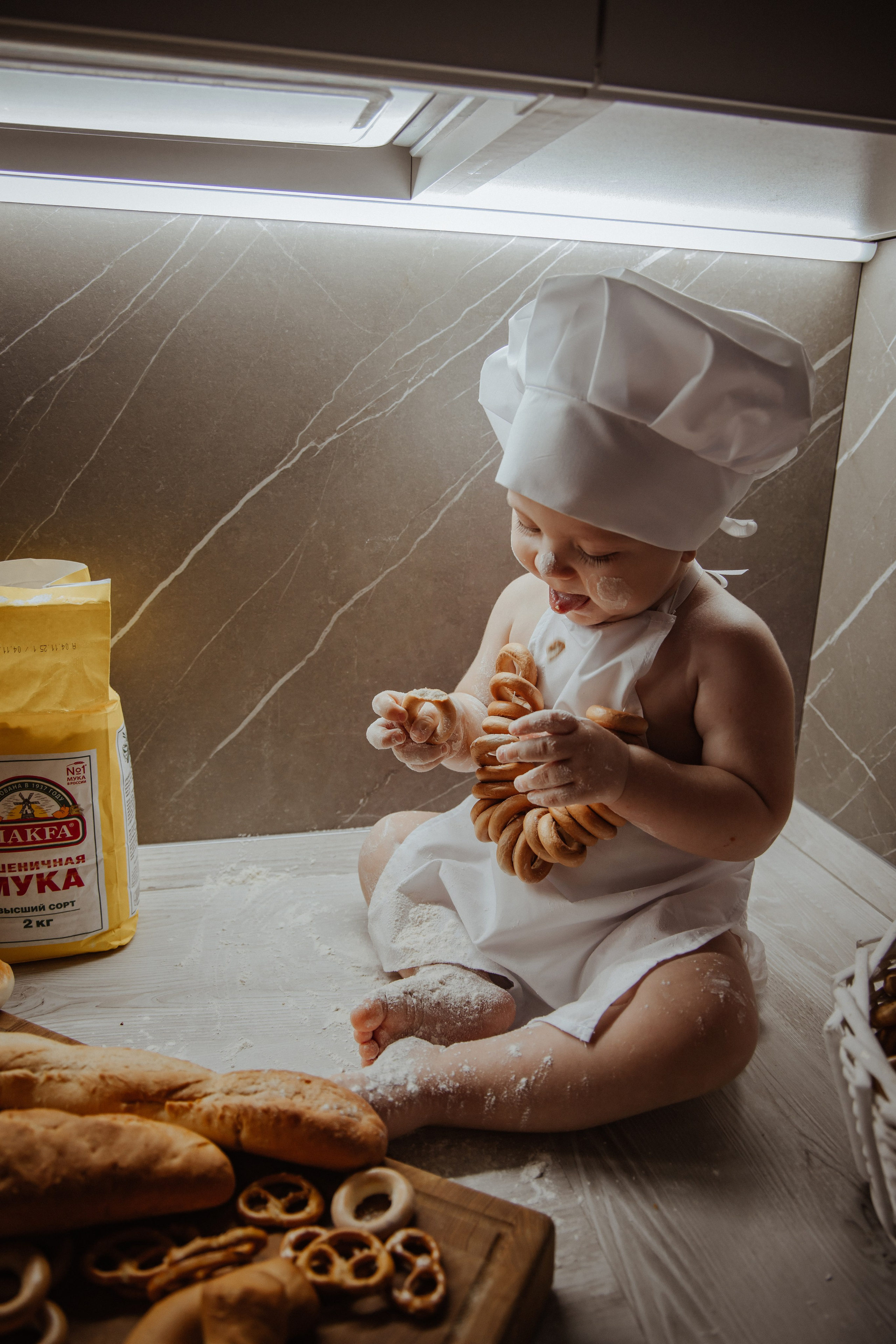 Поварята. Евгения Горбунова фотограф новорожденных в Новом Уренгое