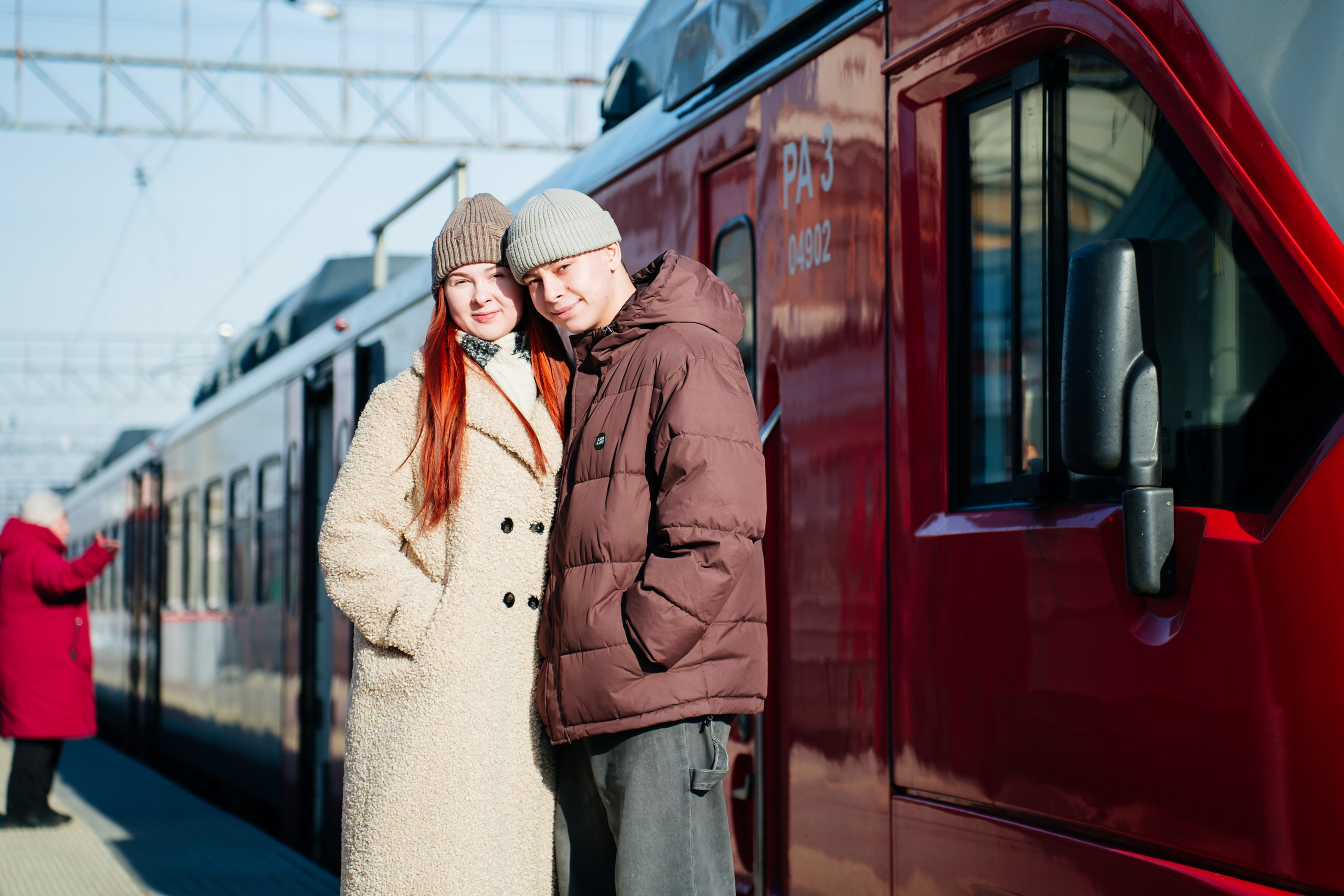 Съемка поезда для РЖД. Видеограф и Фотограф в Челябинске Ксения и Владимир Рюмины