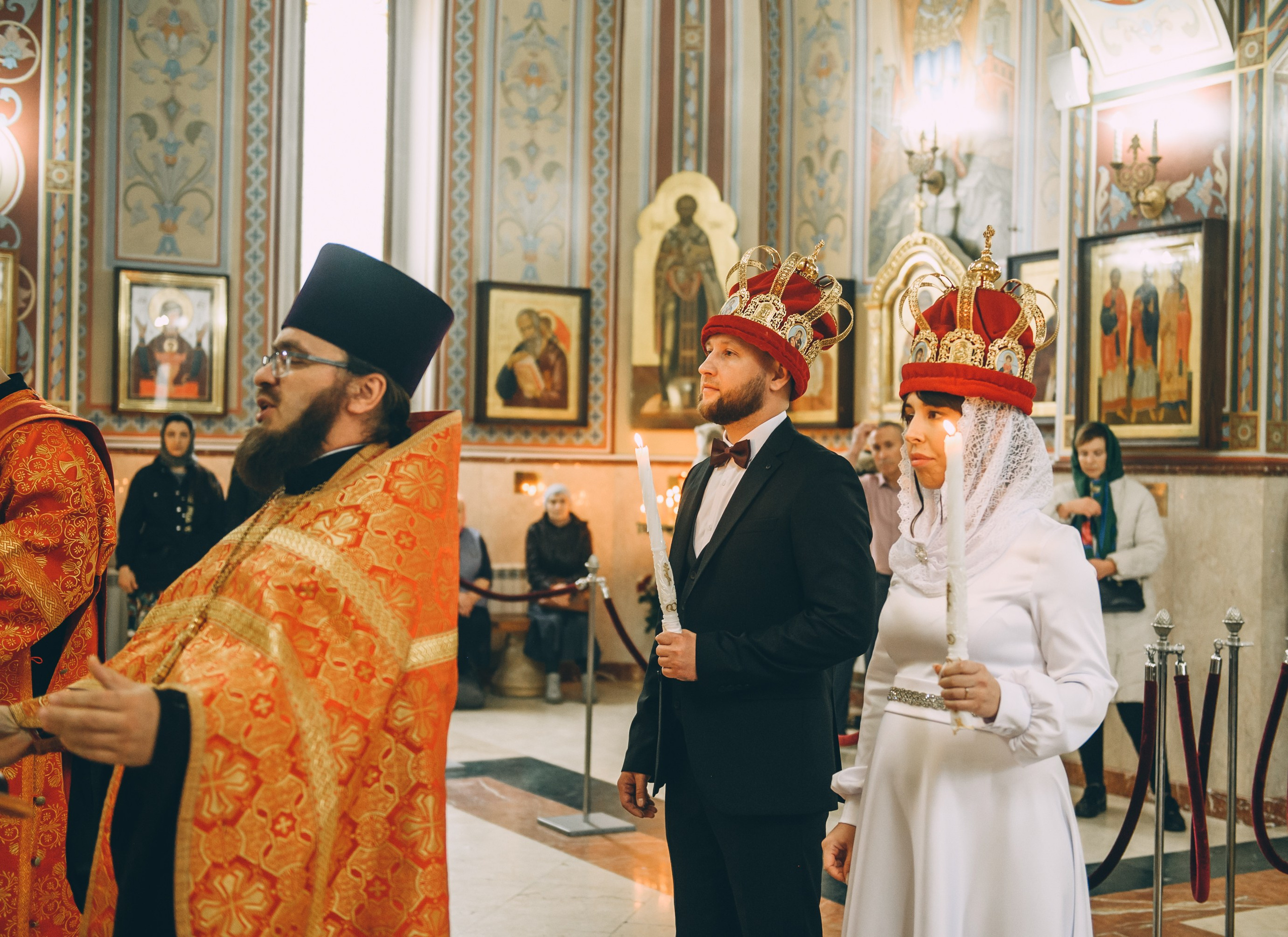 Венчание в соборе Владимира Равноапостольного. Свадебный и семейный фотограф София Невская