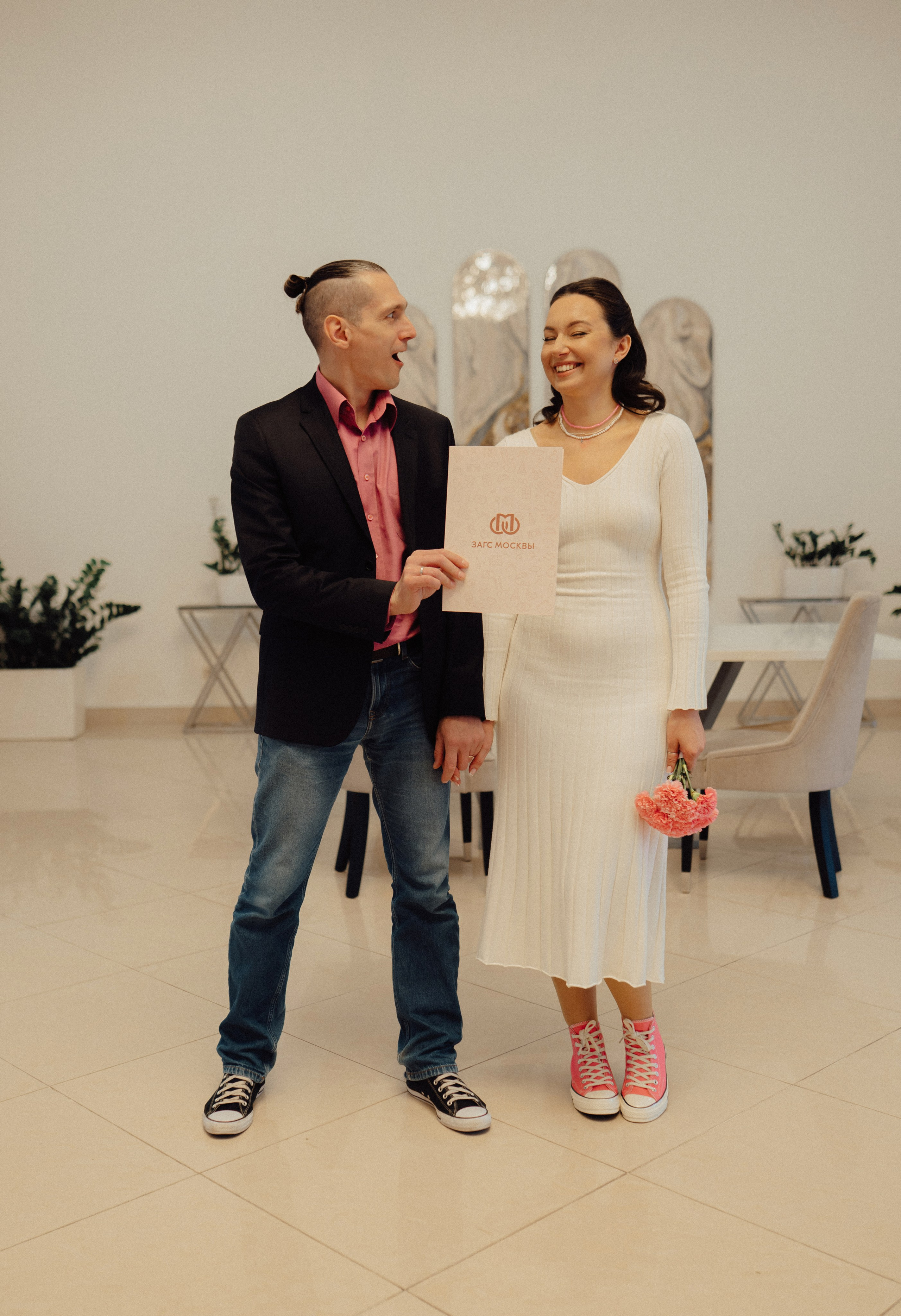 История на двоих. Загс ВДНХ. Свадебный фотограф в г. Москва, МО Гороза Алена