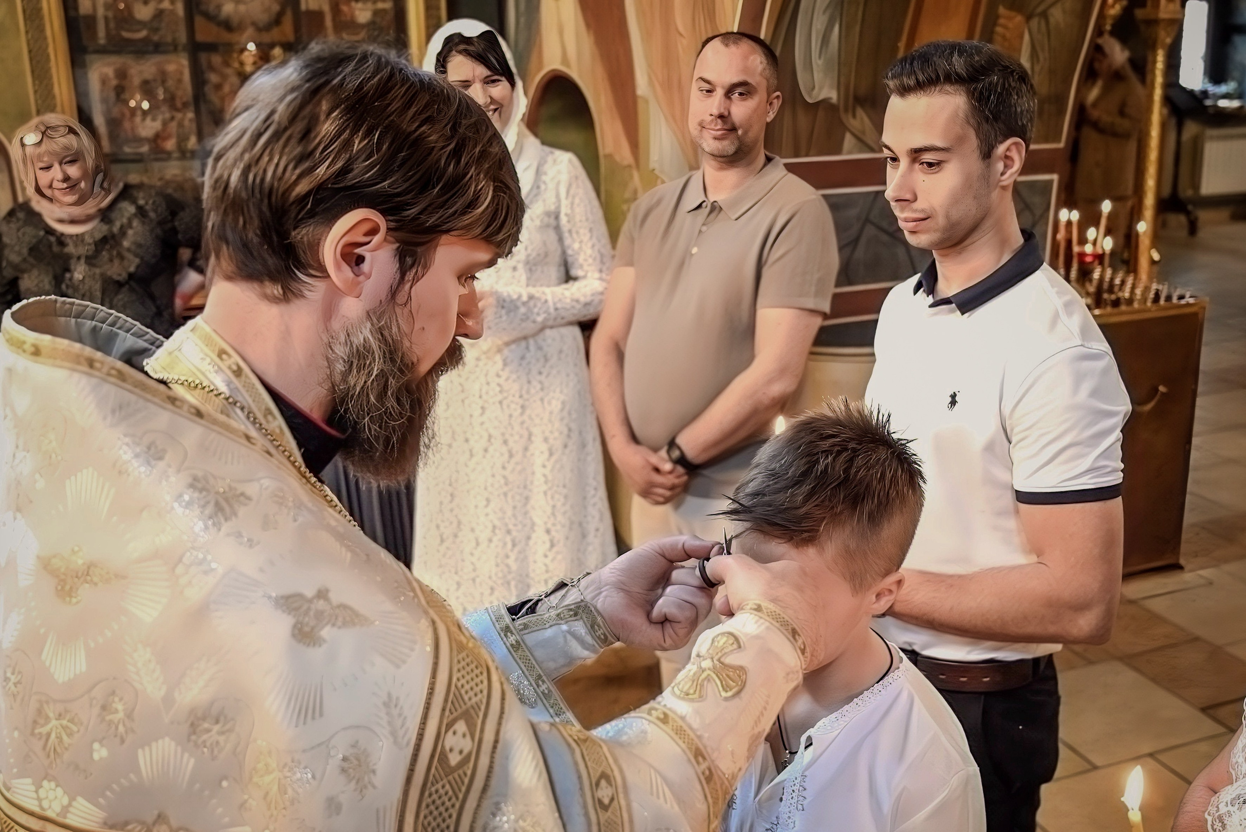 Крещение Арбат мама Ксения. Семейный и детский фотограф Москва