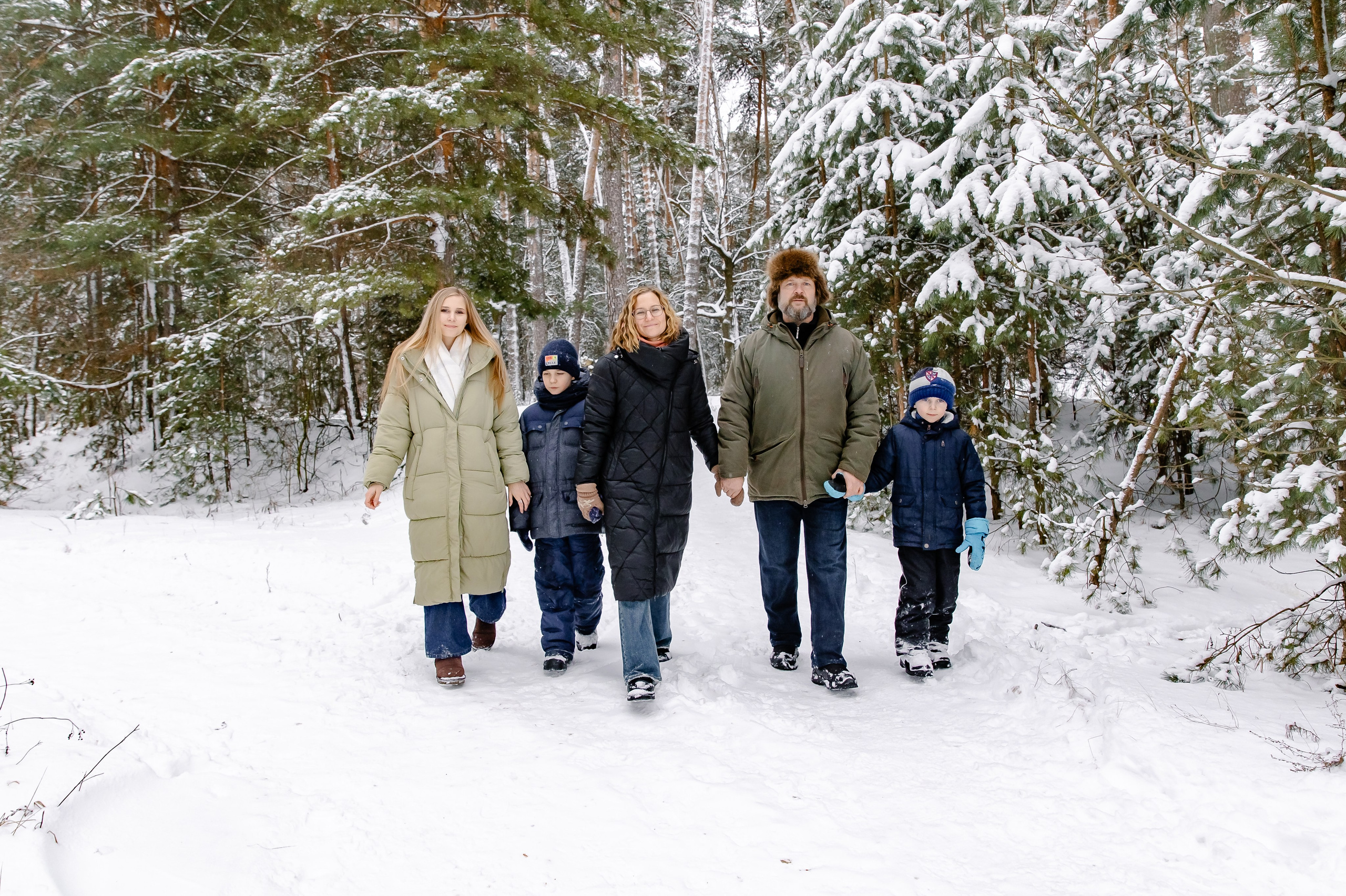 Прогулка в лесу. Свадебный и семейный фотограф в Рязани Саша Крутых