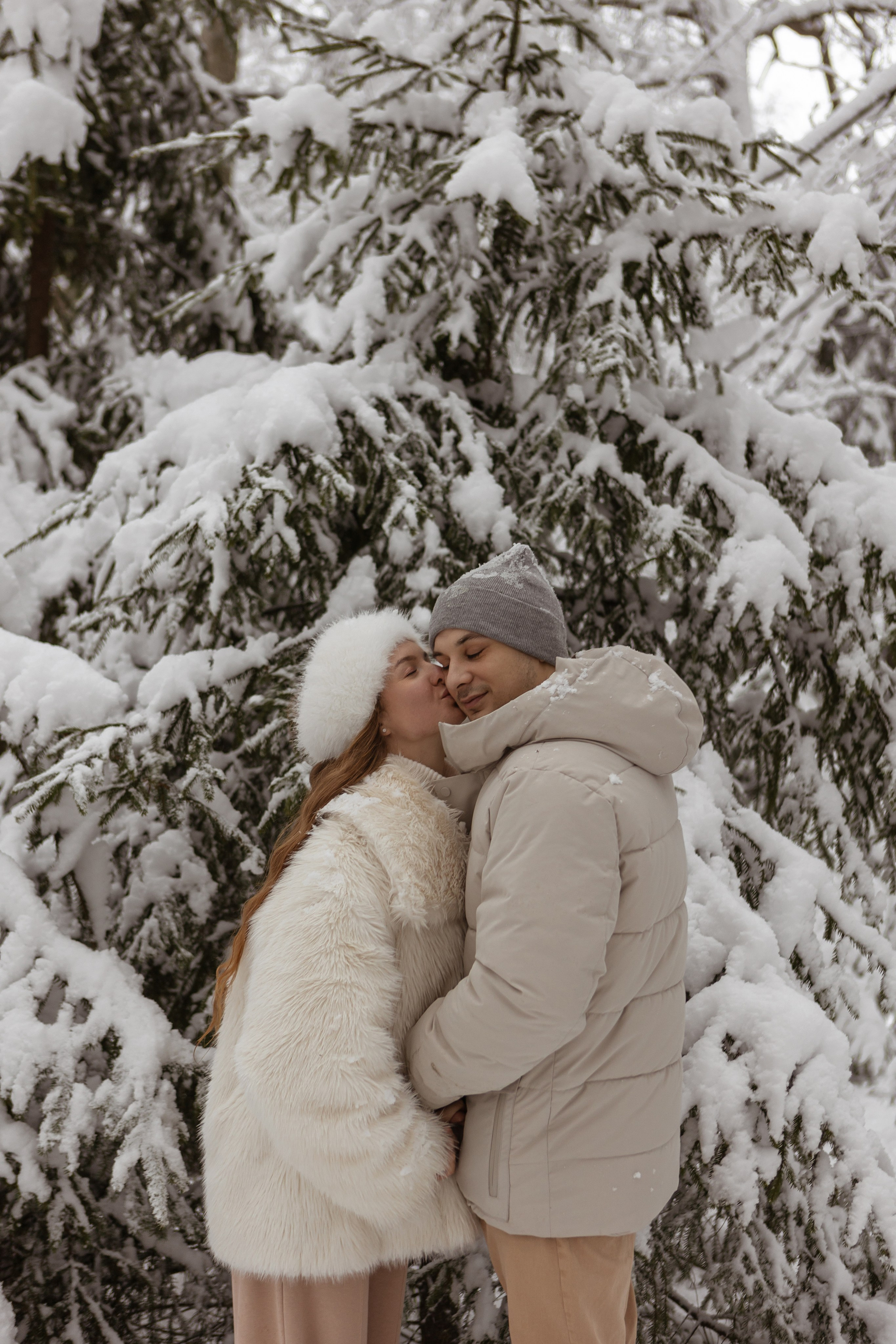 Новогодняя фотосессия с собачками в шуваловском парке. Свадебный фотограф в СПБ | Санкт-Петербурге Анастасия Рахимгулова