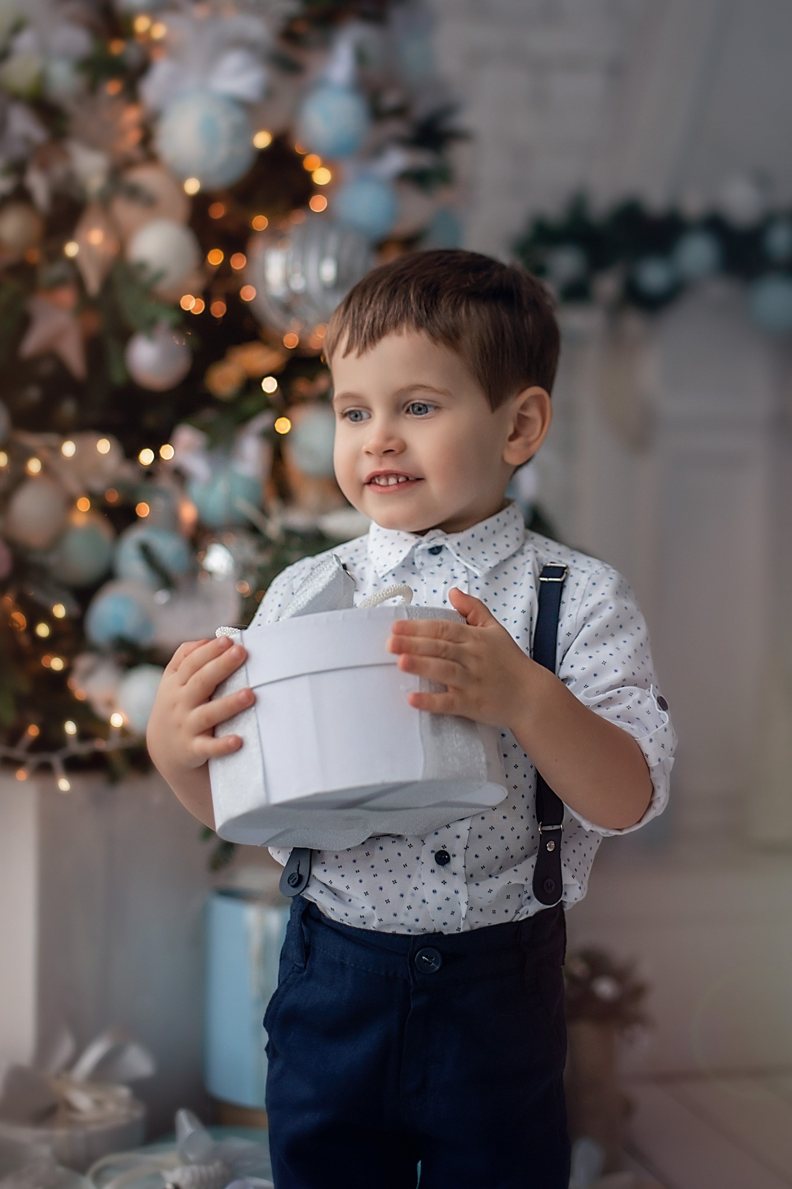 Новогодняя_Катюша с детьми. Семейный фотограф в Санкт-Петербурге