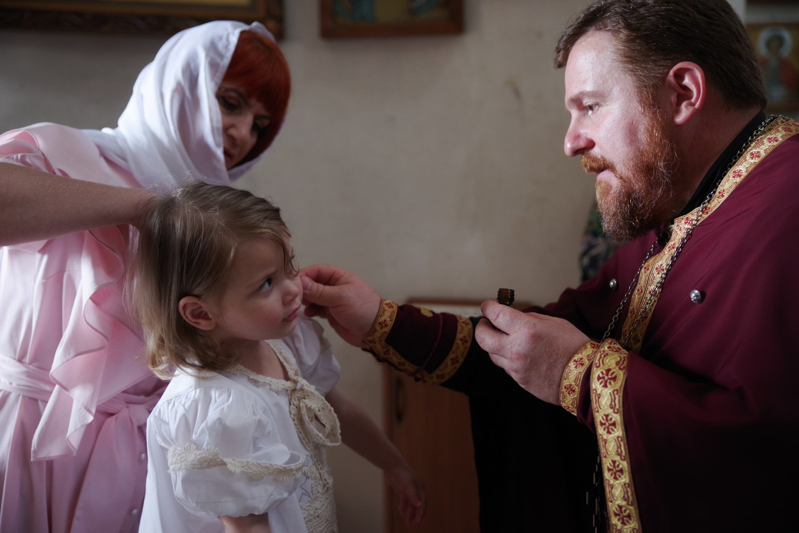 Крещение. Портретный фотограф Денис Милютин