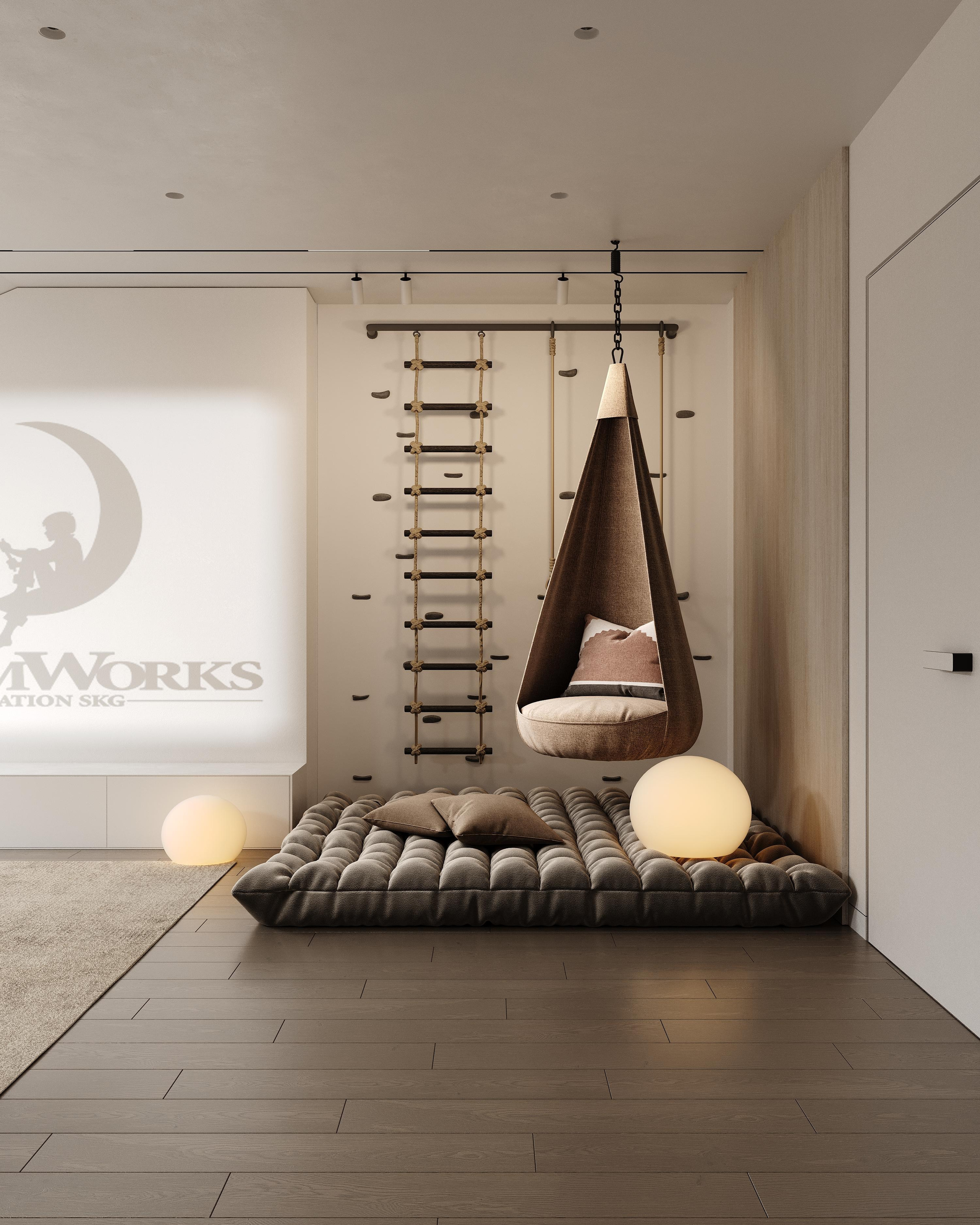 Чердачный этаж. Дизайнер интерьера Еремина Юлия