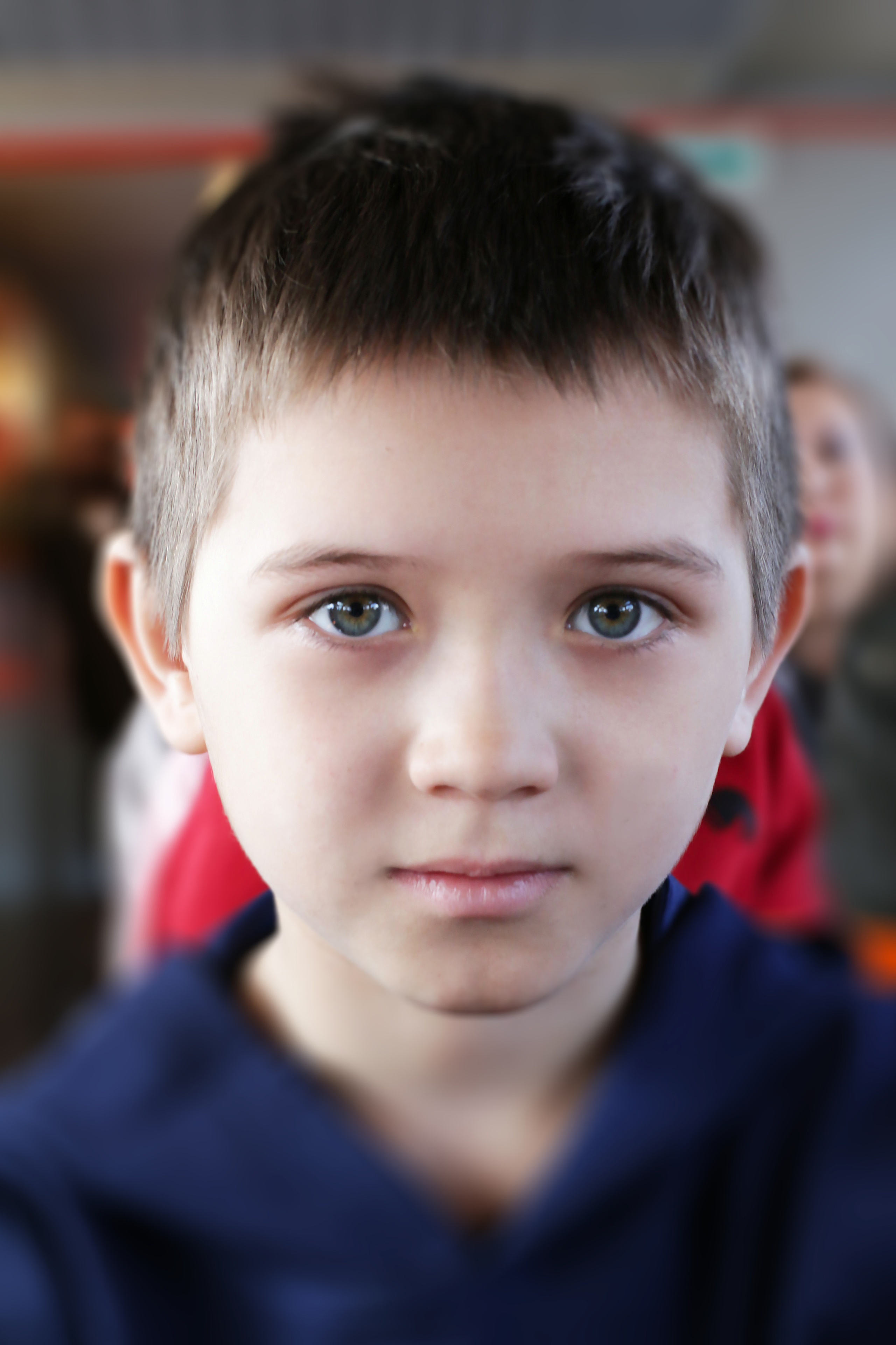 Детский портрет. На портрете мальчик из России