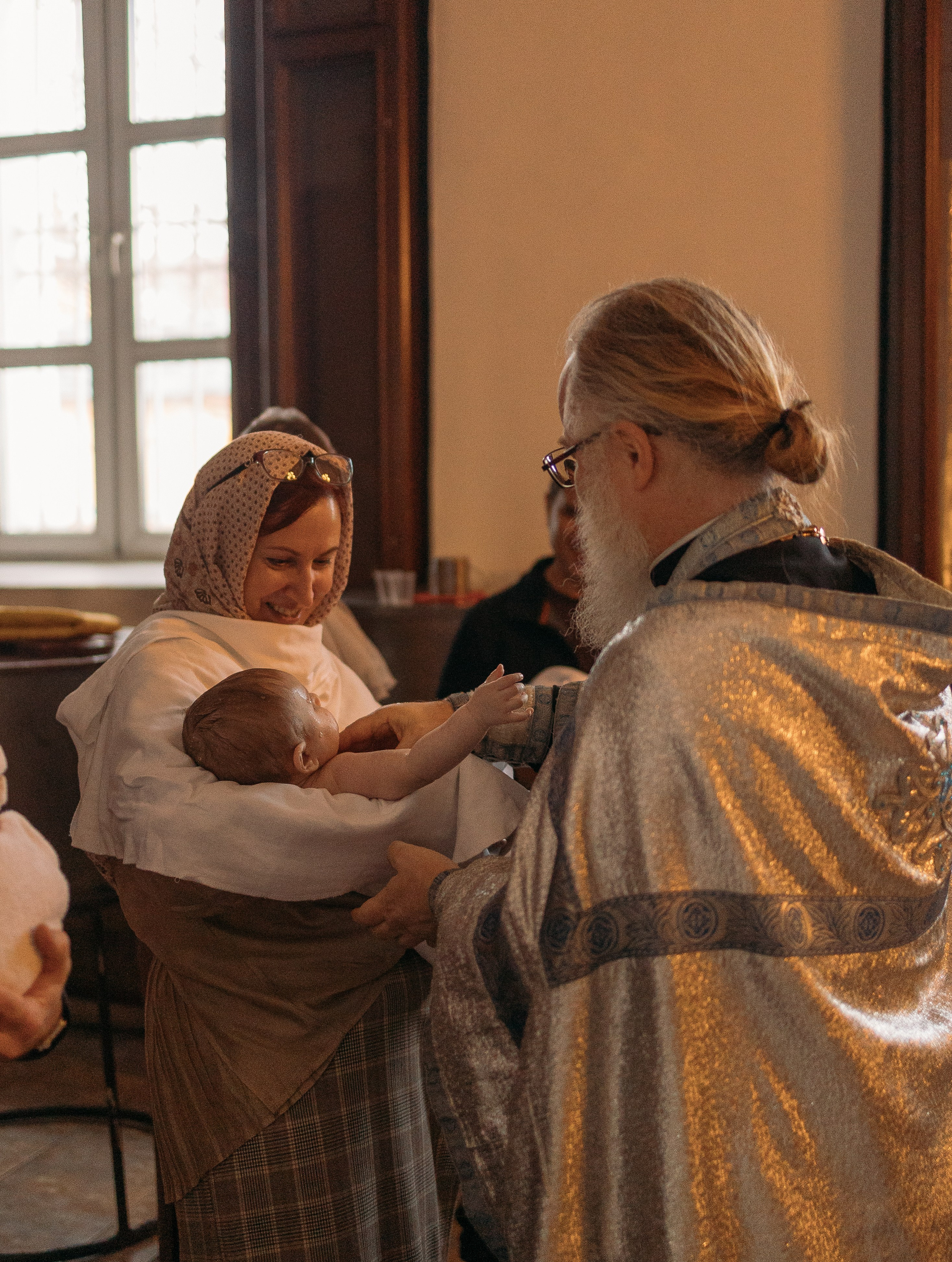 Крещение малышки. Семейный фотограф Александра Тарасова
