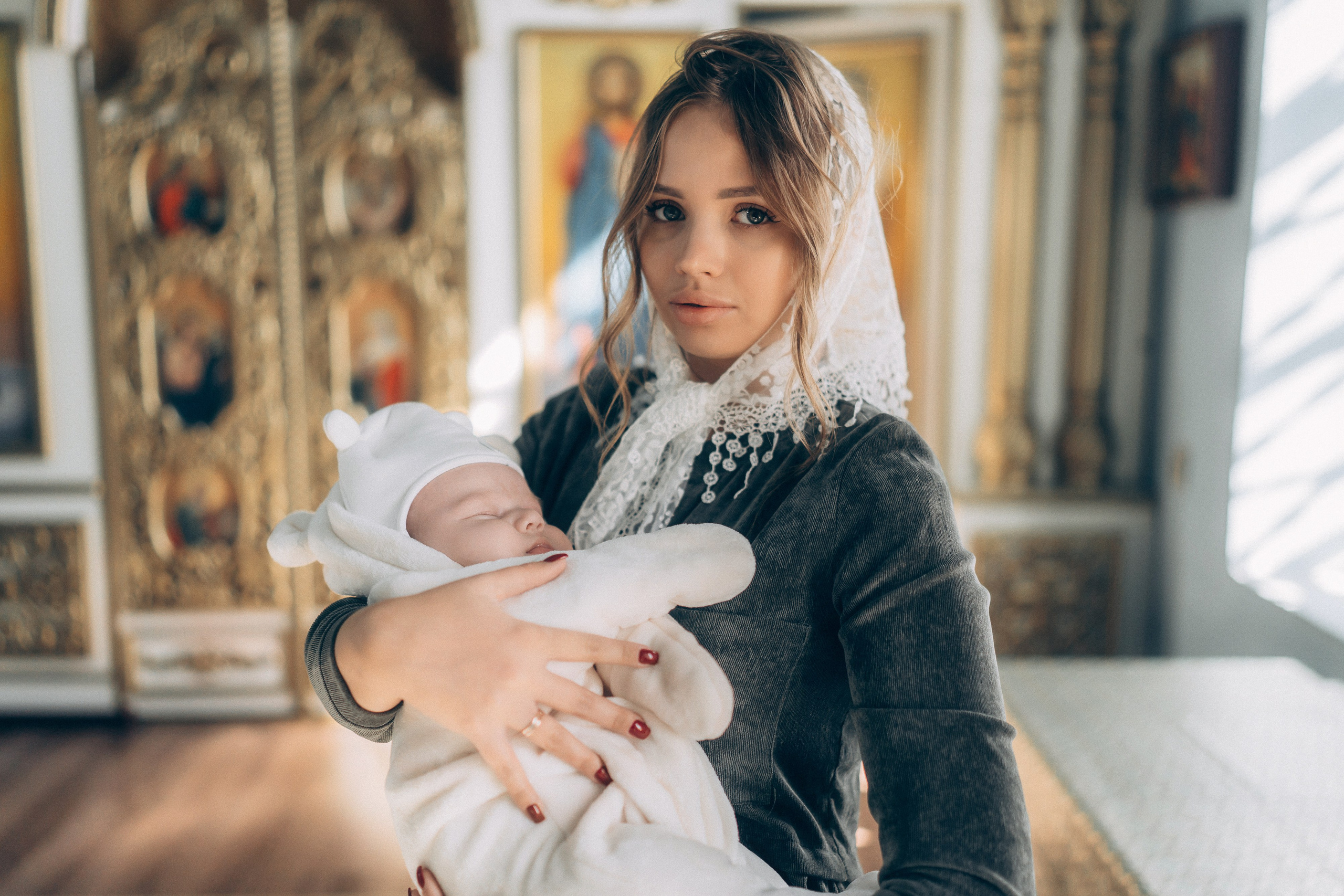 Крещения в Храме Рождества Христова. Свадебный и репортажный фотограф в Воронеже Роман Янко