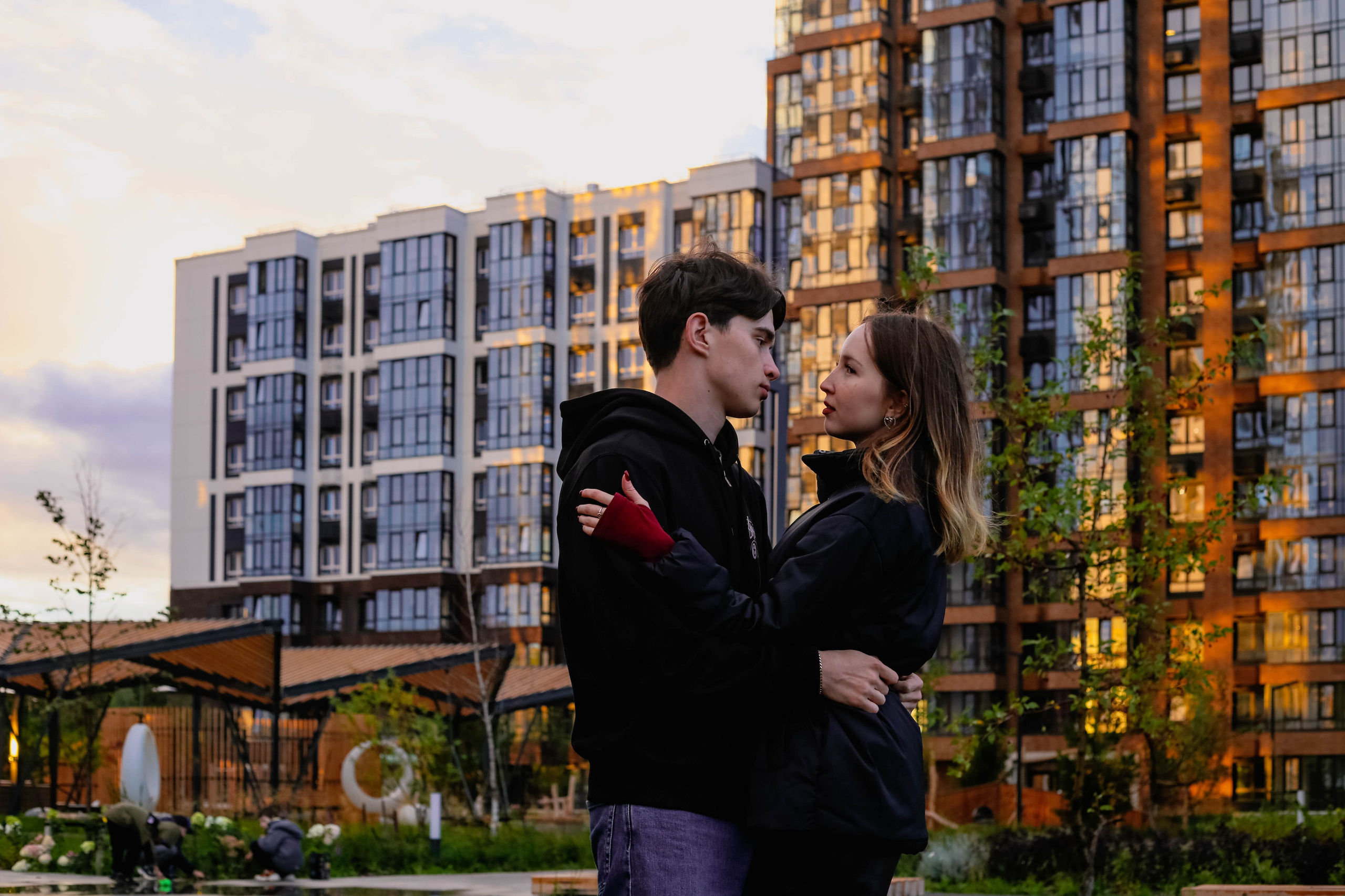 Максим и Алина. Фотограф Пермь. Фотосессия в фотостудии Перми и на свежем воздухе