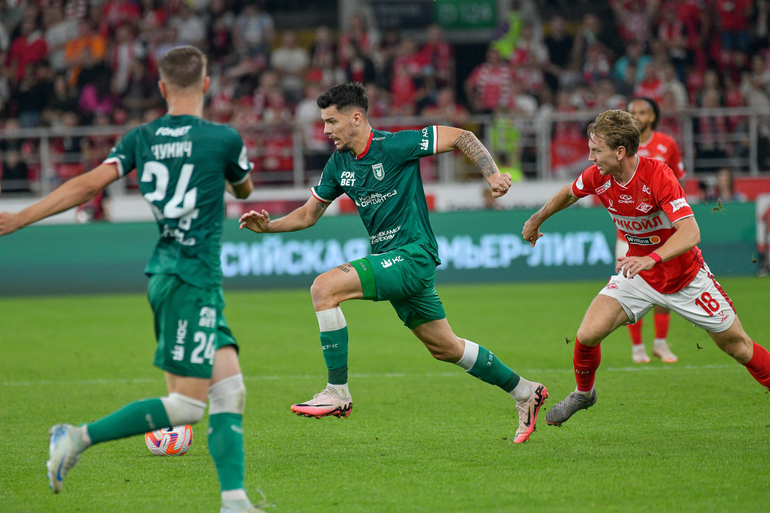 ФК «Спартак-Москва» — ФК «Рубин» 》1:0《 Чемпионат России по футболу. Российская Премьер-Лига. 7 тур. 31.08.2024 «Лукойл Арена» г. Москва. Свой взгляд через объектив