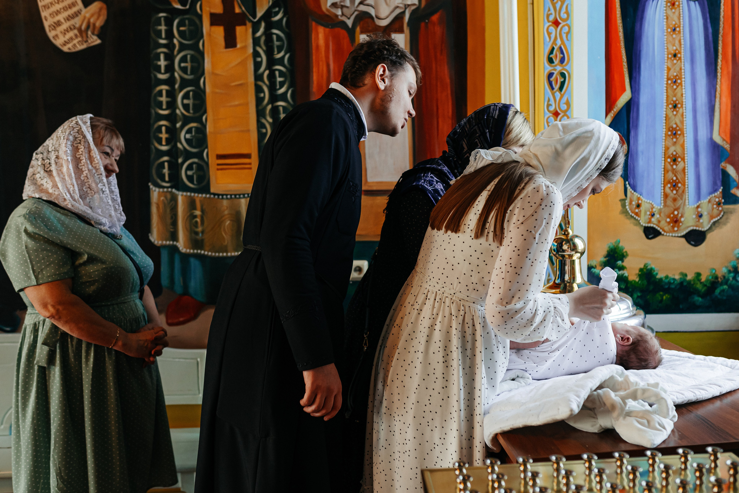 Фотосъемка крещения. Фотограф Ким Наталья в Красноярске