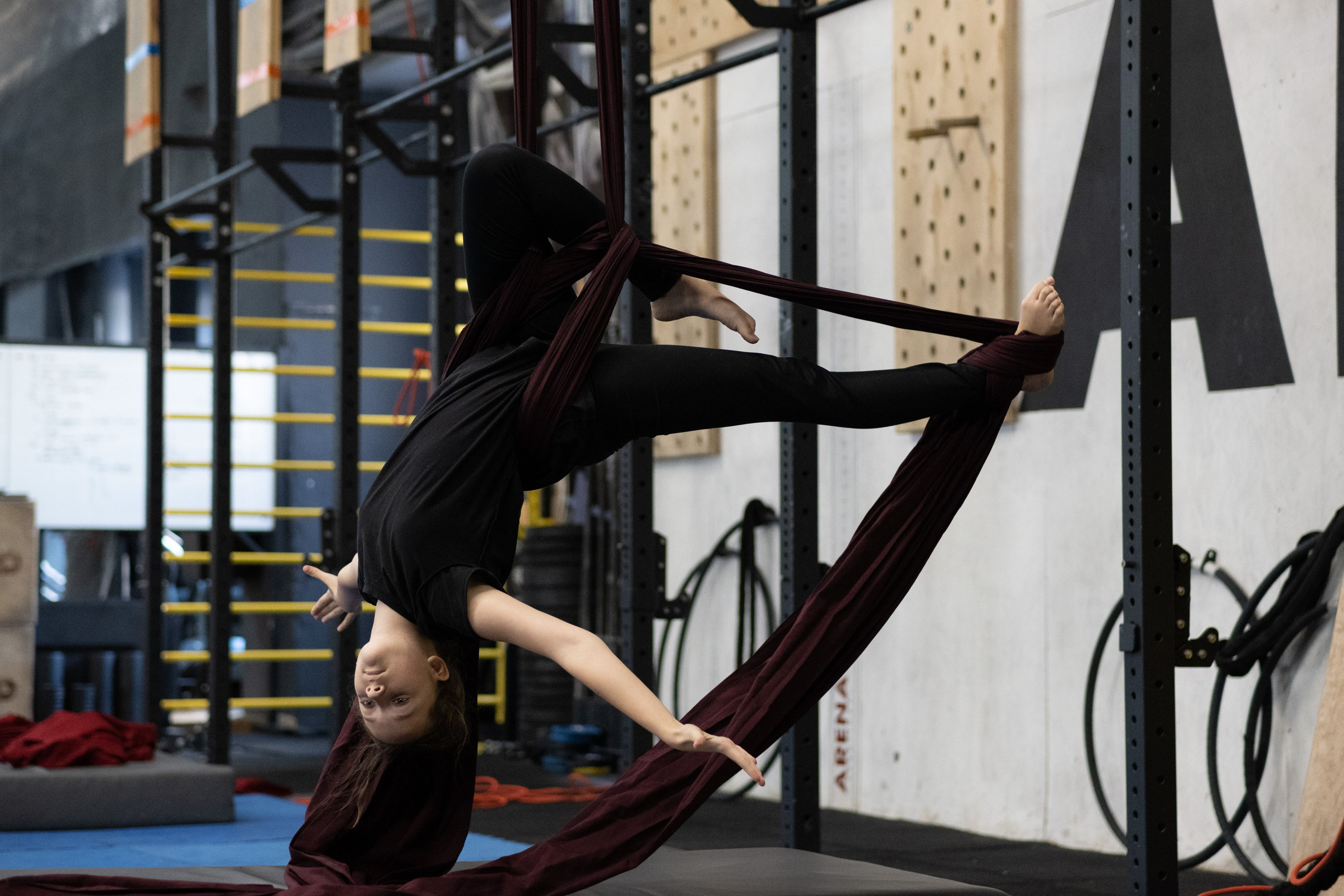 Внутриклубные соревнования по воздушной гимнастике 02.04.23