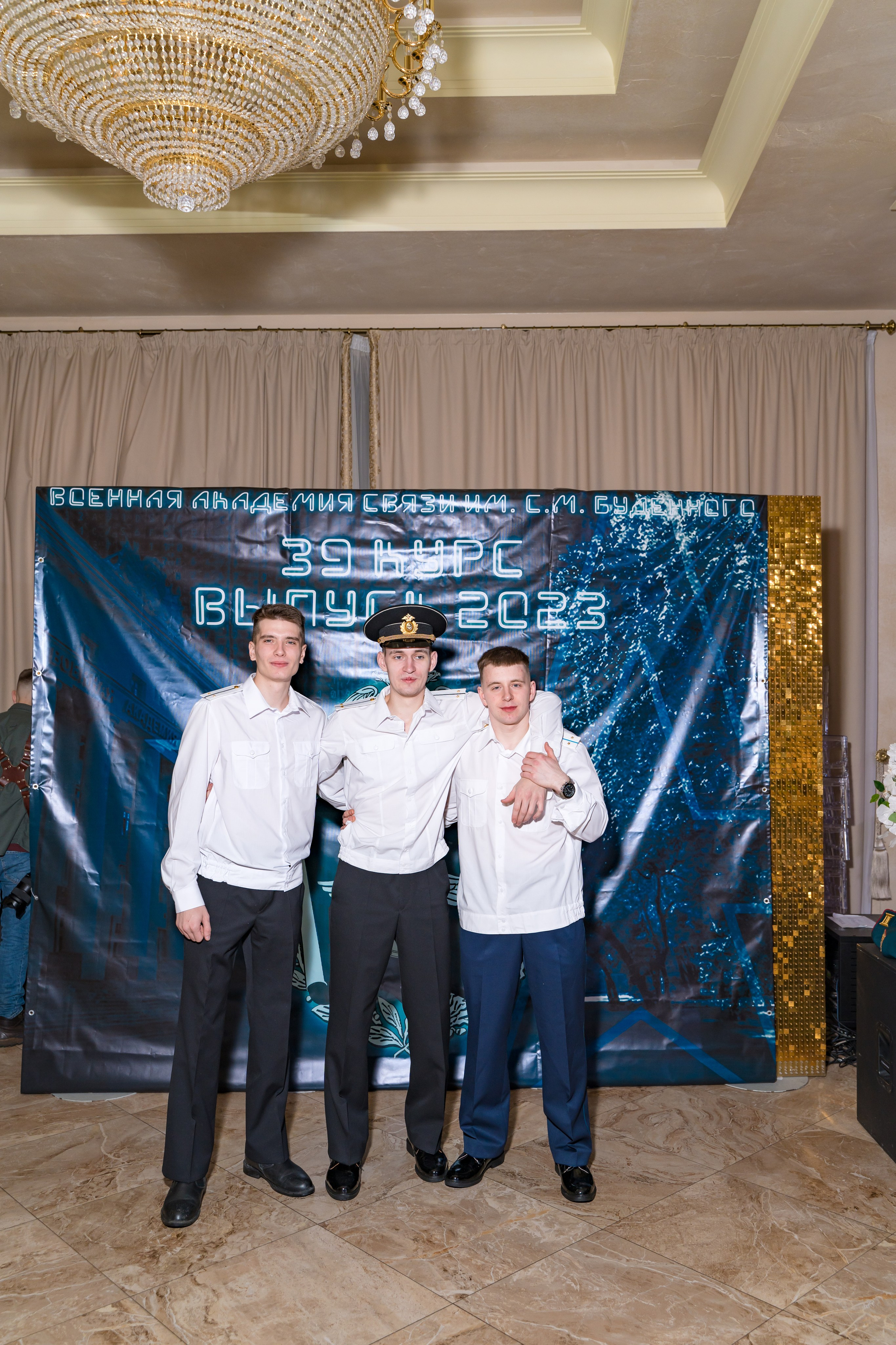 Фотосъемка выпуска военной академии и вручение дипломов