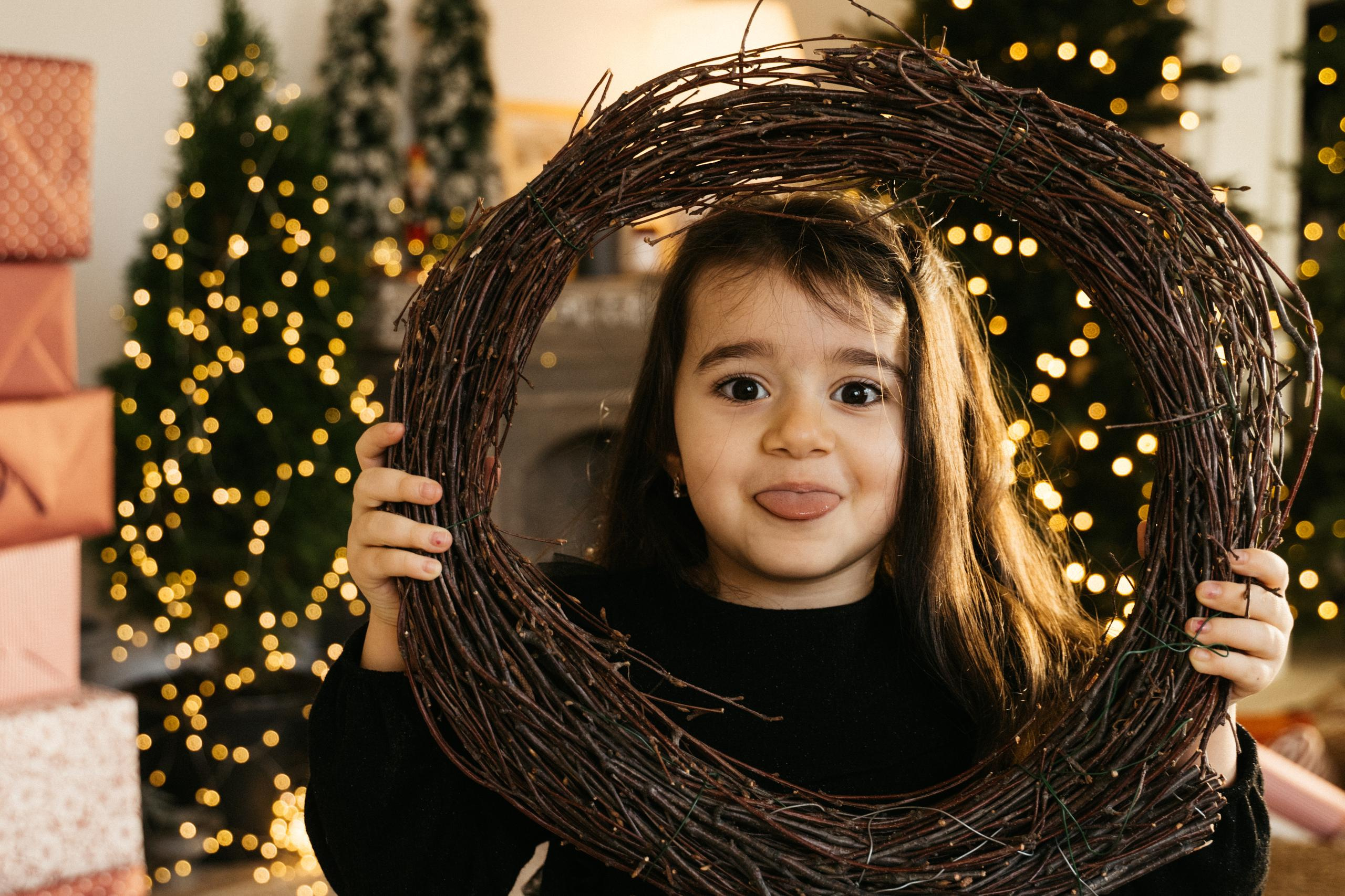 Новогодняя фотосессия для Джульетты. Выпускные альбомы для детского сада и школы в Красноярске Мария Русяев