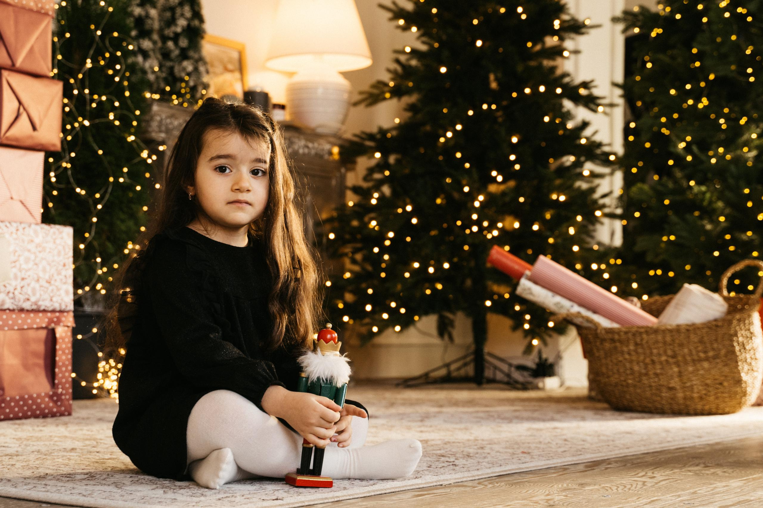 Новогодняя фотосессия для Джульетты. Выпускные альбомы для детского сада и школы в Красноярске Мария Русяев