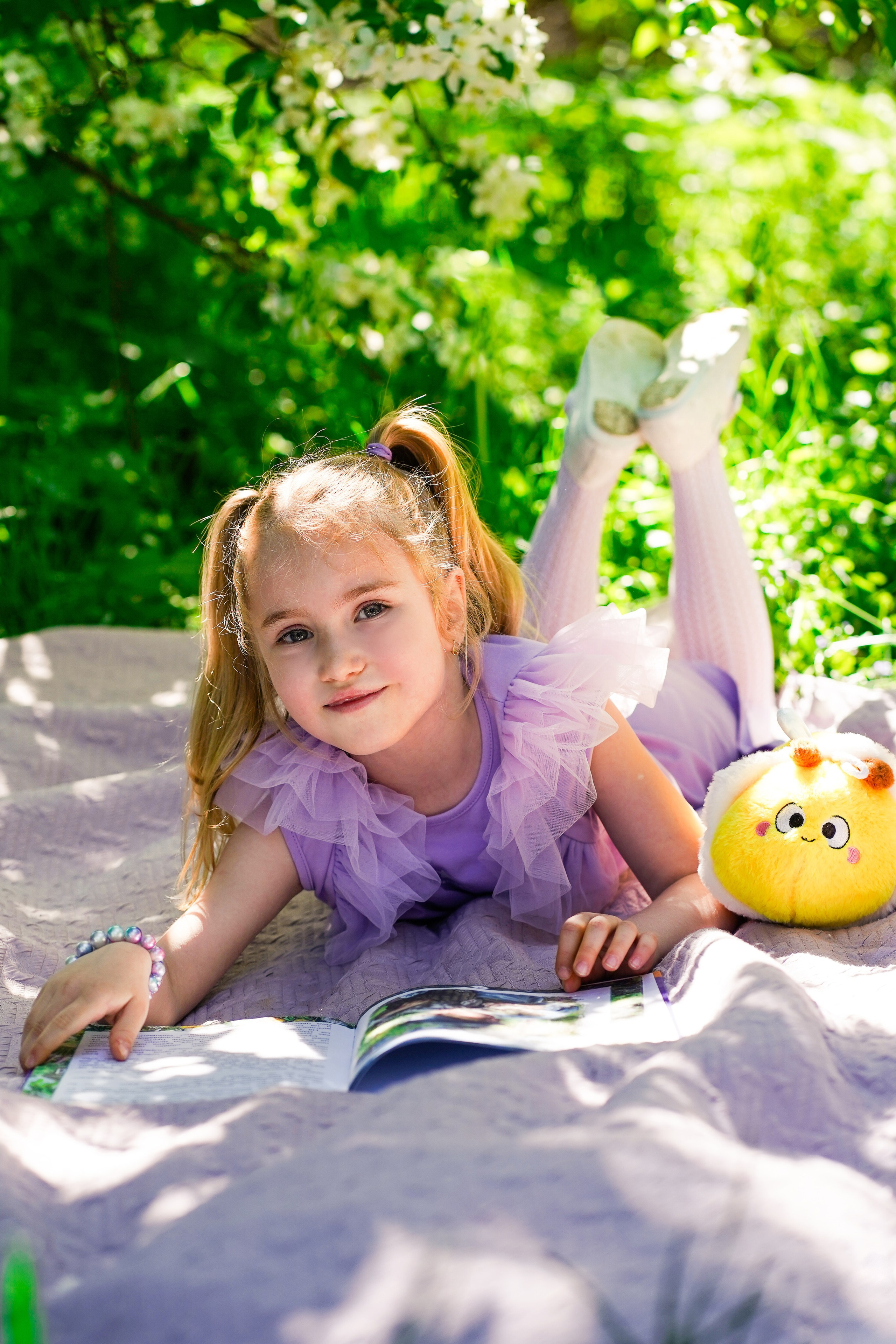 Сиреневая фотосессия на 1 годик. Семейный и портретный фотограф в Екатеринбурге Анна Лобанова