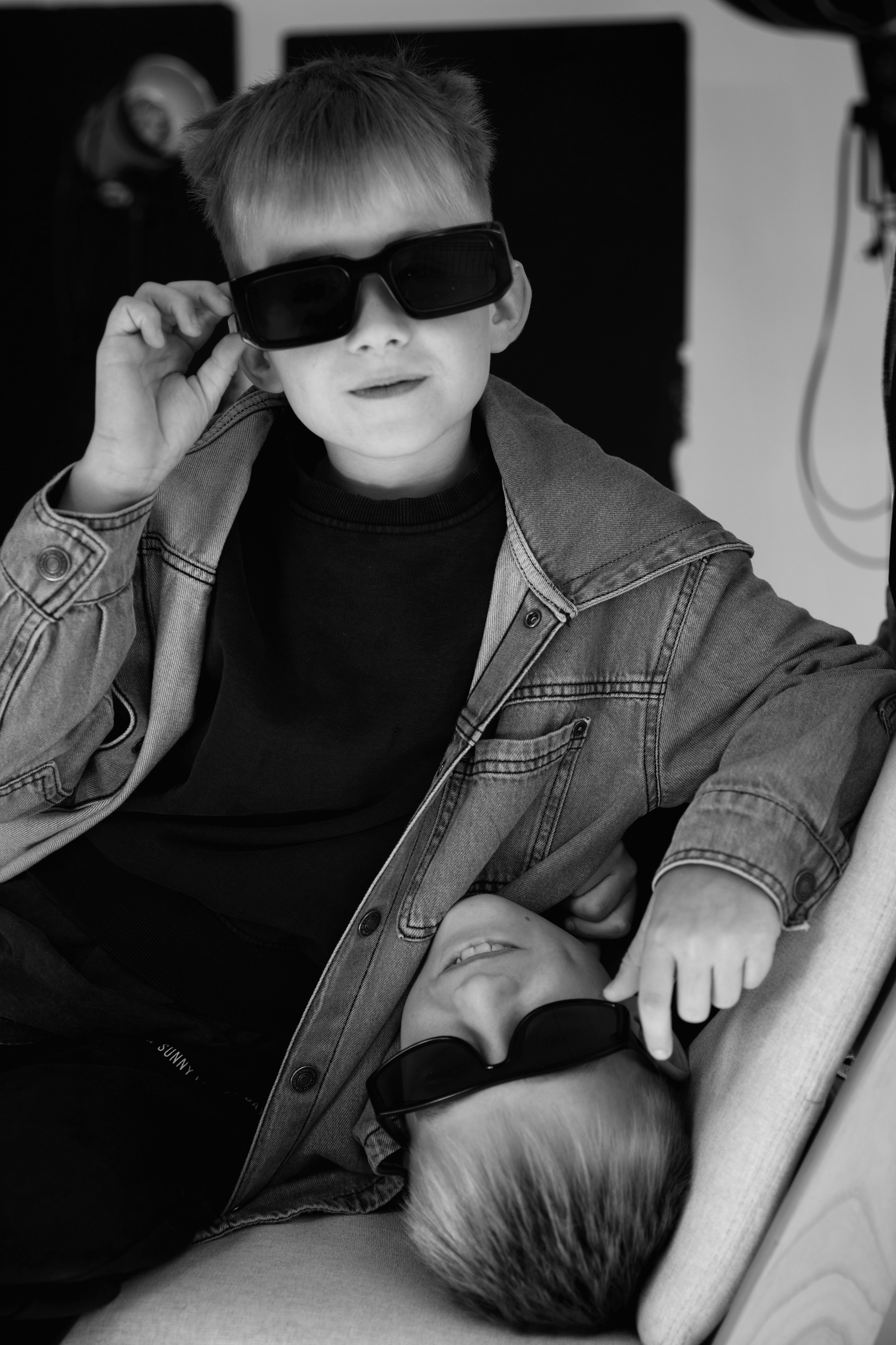 Съемка двойняшек в студии. Да еще и плюс один!. Фотограф новорожденных, детский фотограф  Москва.Семейная съемка Москва. Семенова Анна