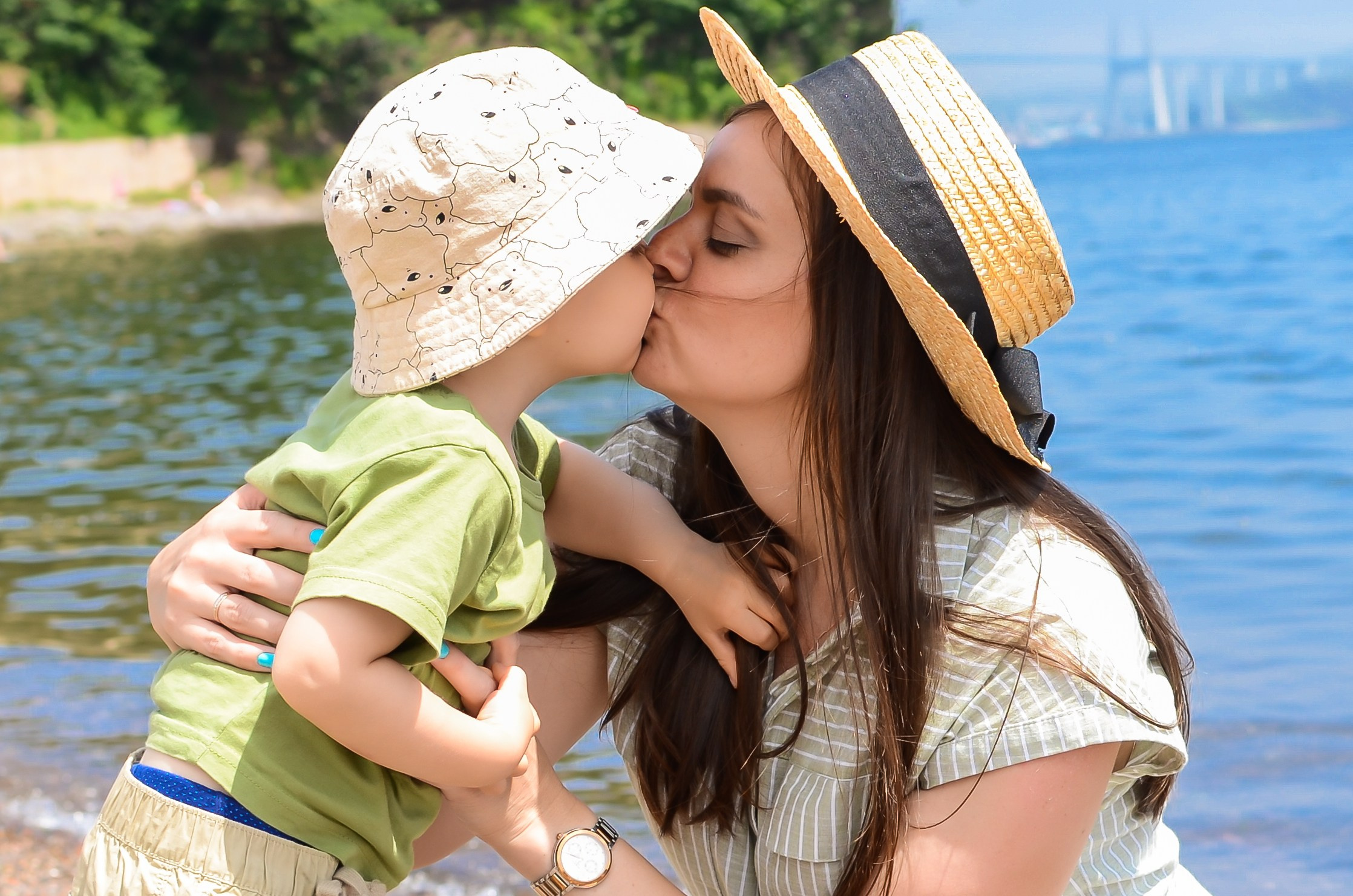 Семейная фотопрогулка Жени и Саши с сыном. Свадебный и семейный фотограф в Хабаровске Оксана Новикова