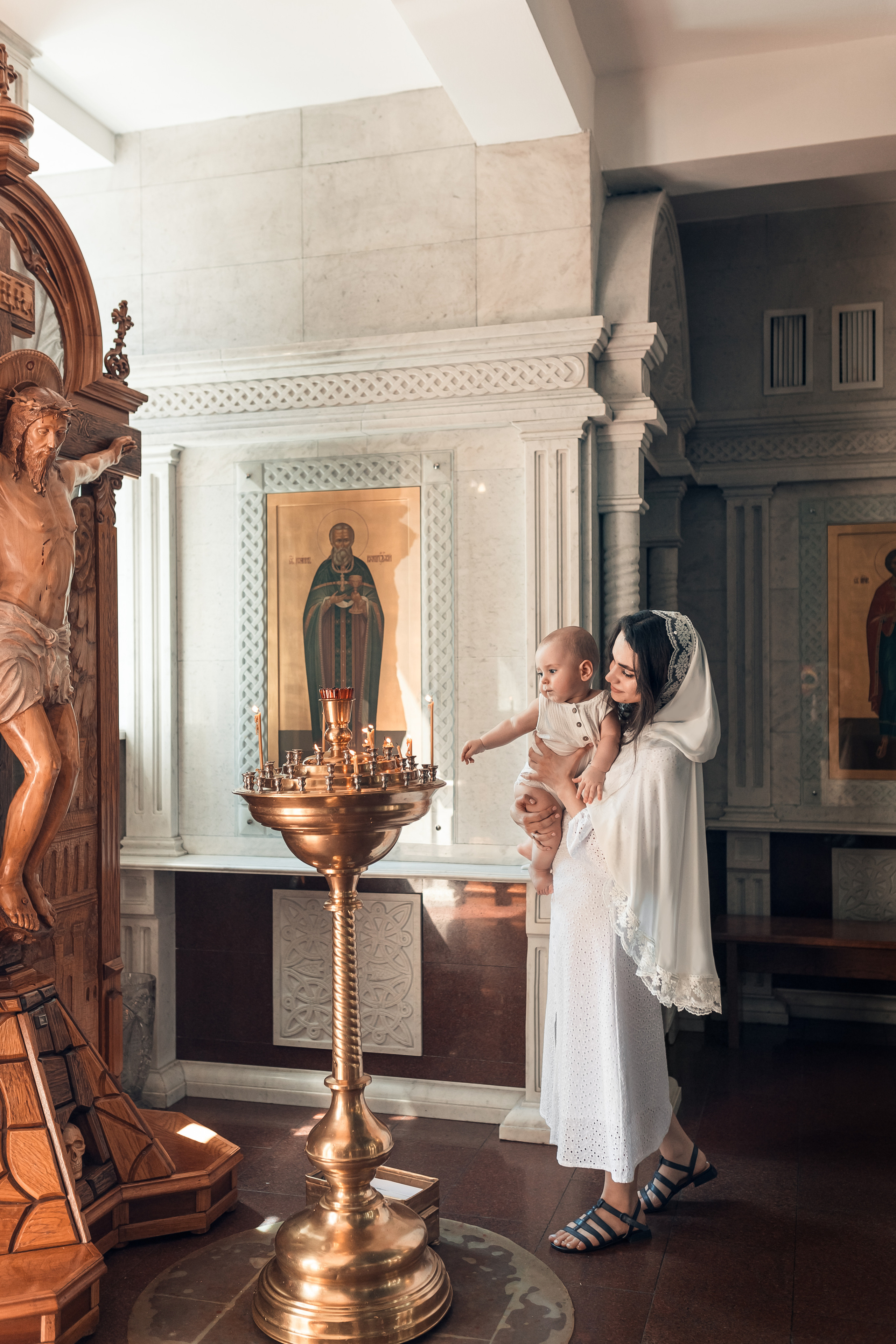 Крещение Павла. Семейный фотограф в г. Ростову-на-Дону Козлова Евгения