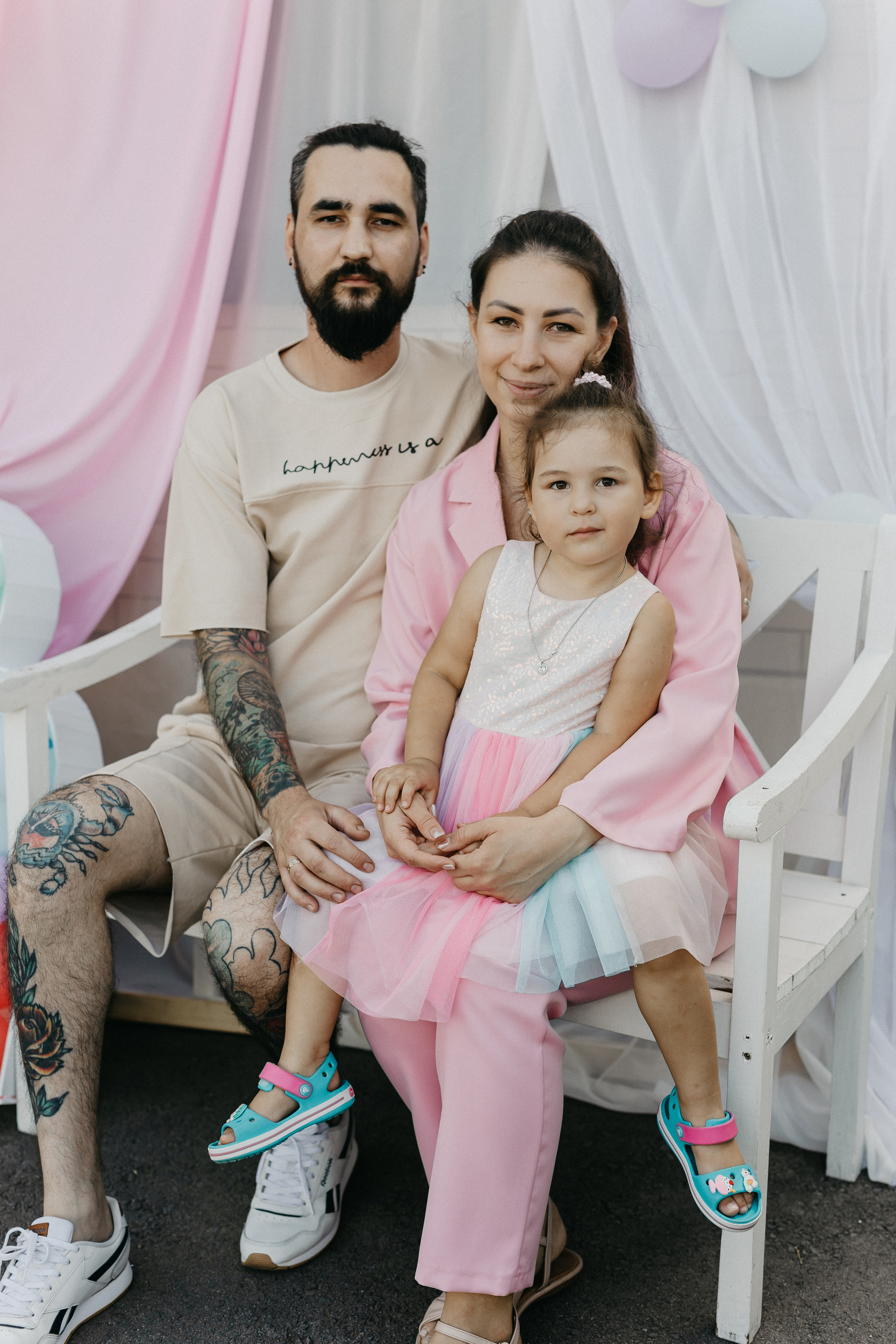 Настя и Ильдар (Карине 3 года). Семейный фотограф в г. Ростову-на-Дону Козлова Евгения