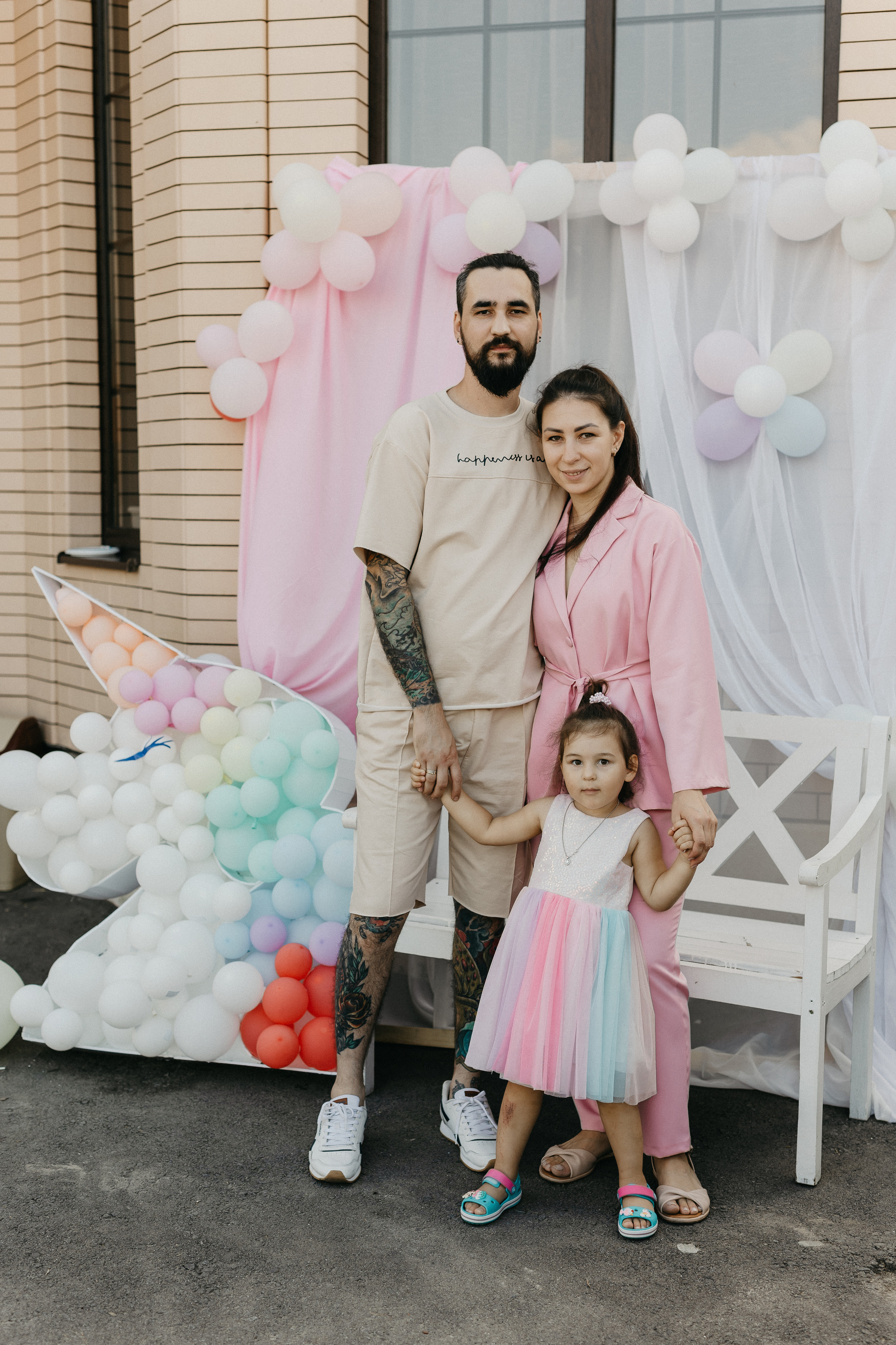 Настя и Ильдар (Карине 3 года). Семейный фотограф в г. Ростову-на-Дону Козлова Евгения