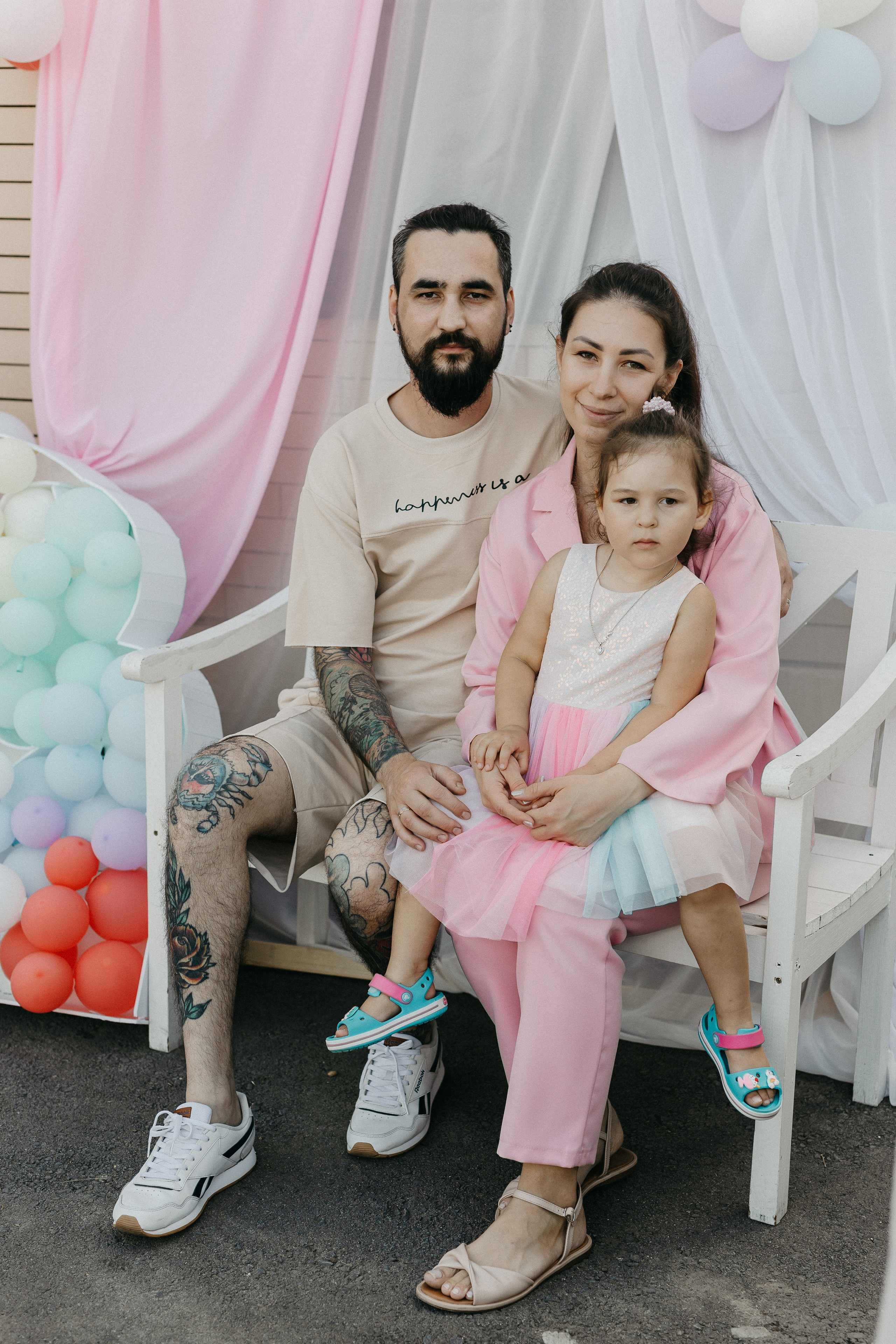 Настя и Ильдар (Карине 3 года). Семейный фотограф в г. Ростову-на-Дону Козлова Евгения