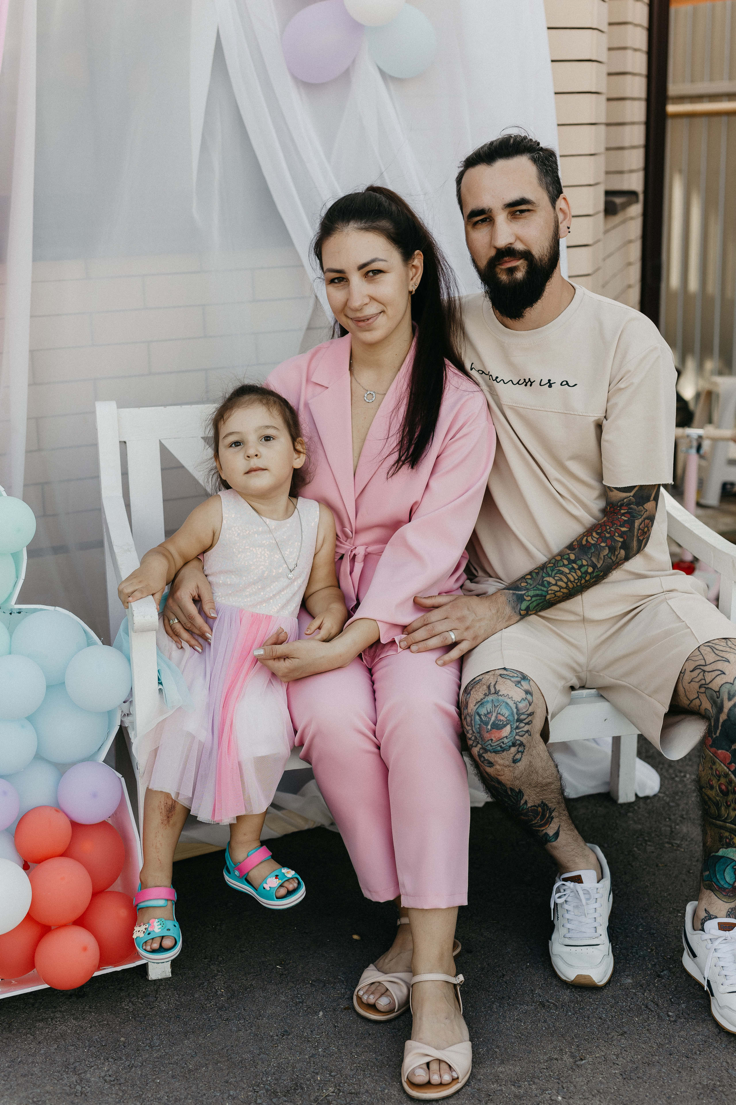 Настя и Ильдар (Карине 3 года). Семейный фотограф в г. Ростову-на-Дону Козлова Евгения