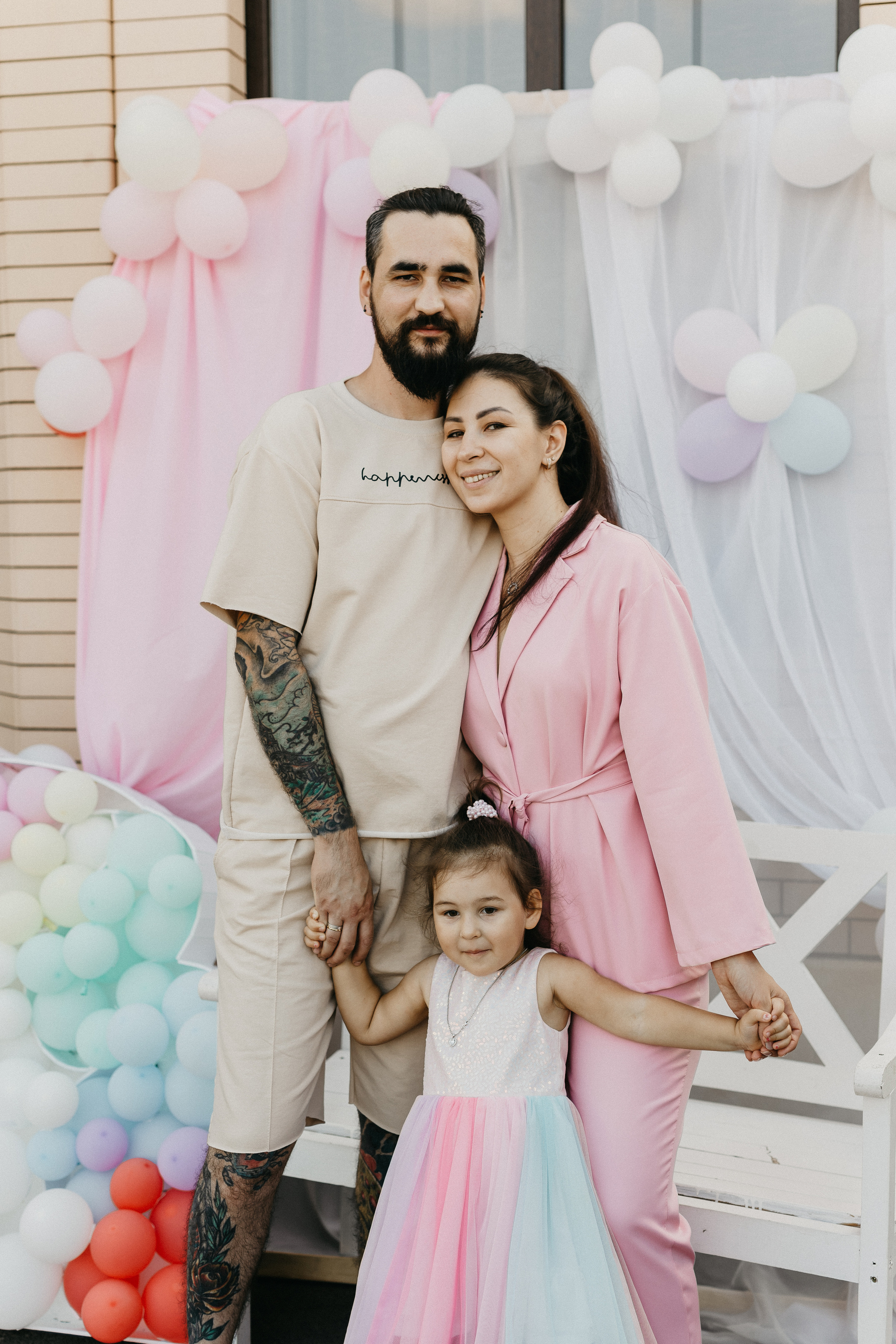 Настя и Ильдар (Карине 3 года). Семейный фотограф в г. Ростову-на-Дону Козлова Евгения