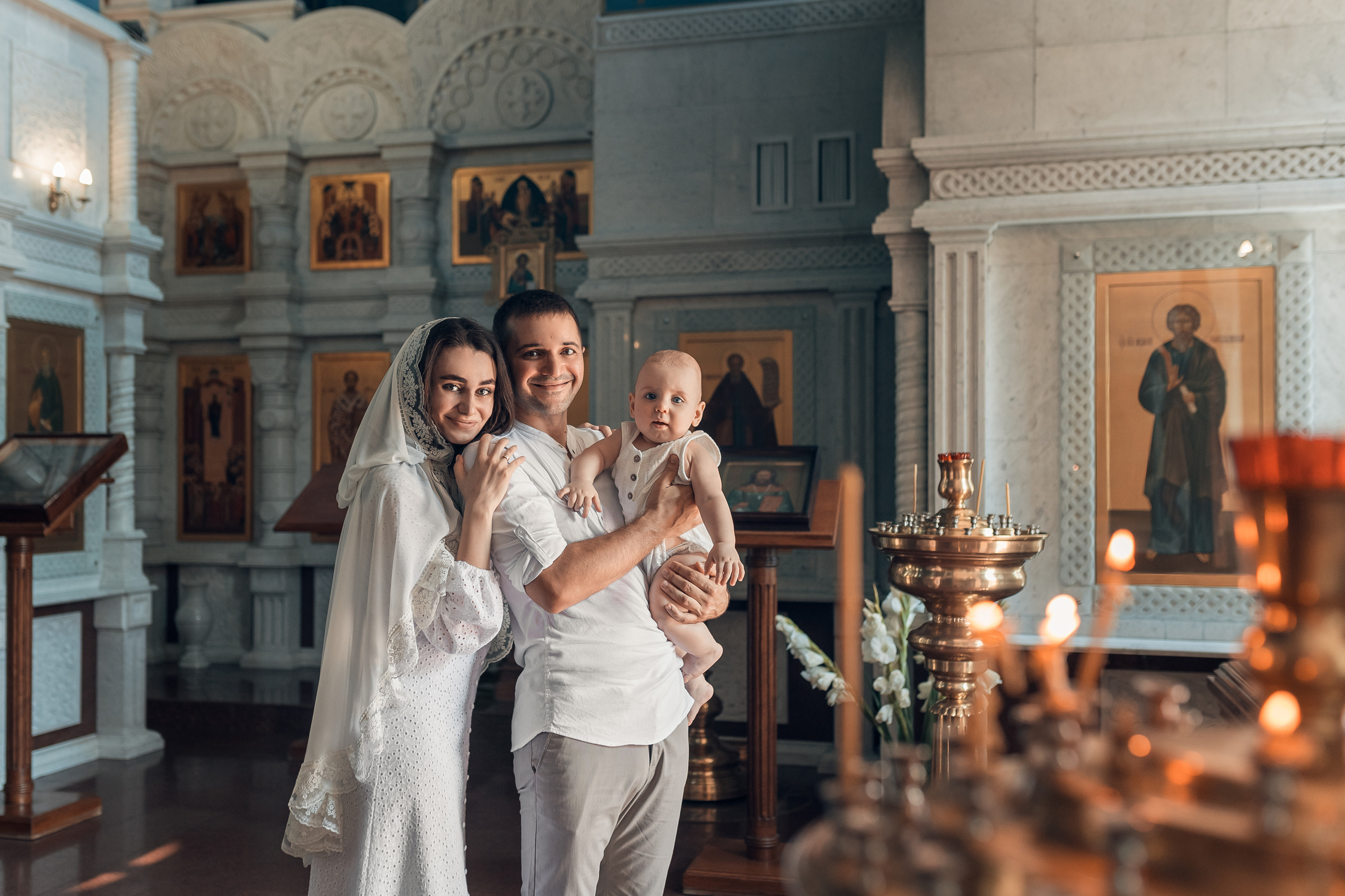 Крещение Павла. Семейный фотограф в г. Ростову-на-Дону Козлова Евгения