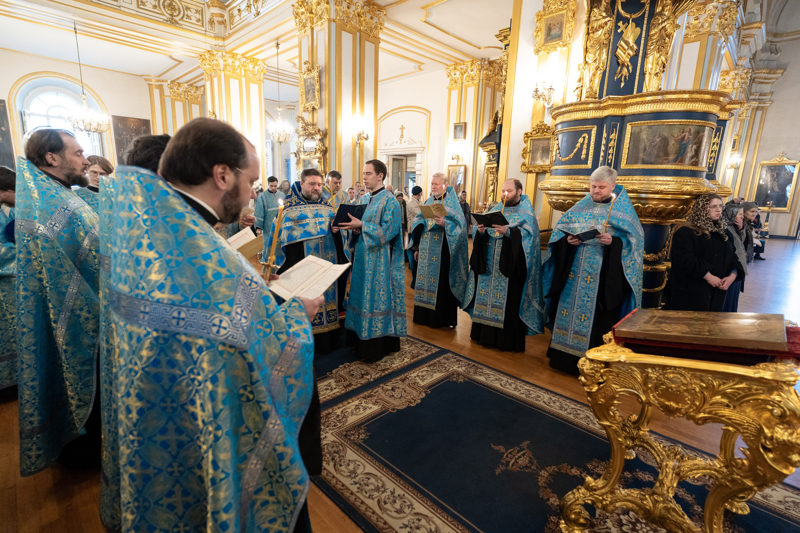 Утреня с акафистом Пресвятой Богородице. НИКОЛО-БОГОЯВЛЕНСКИЙ МОРСКОЙ СОБОР