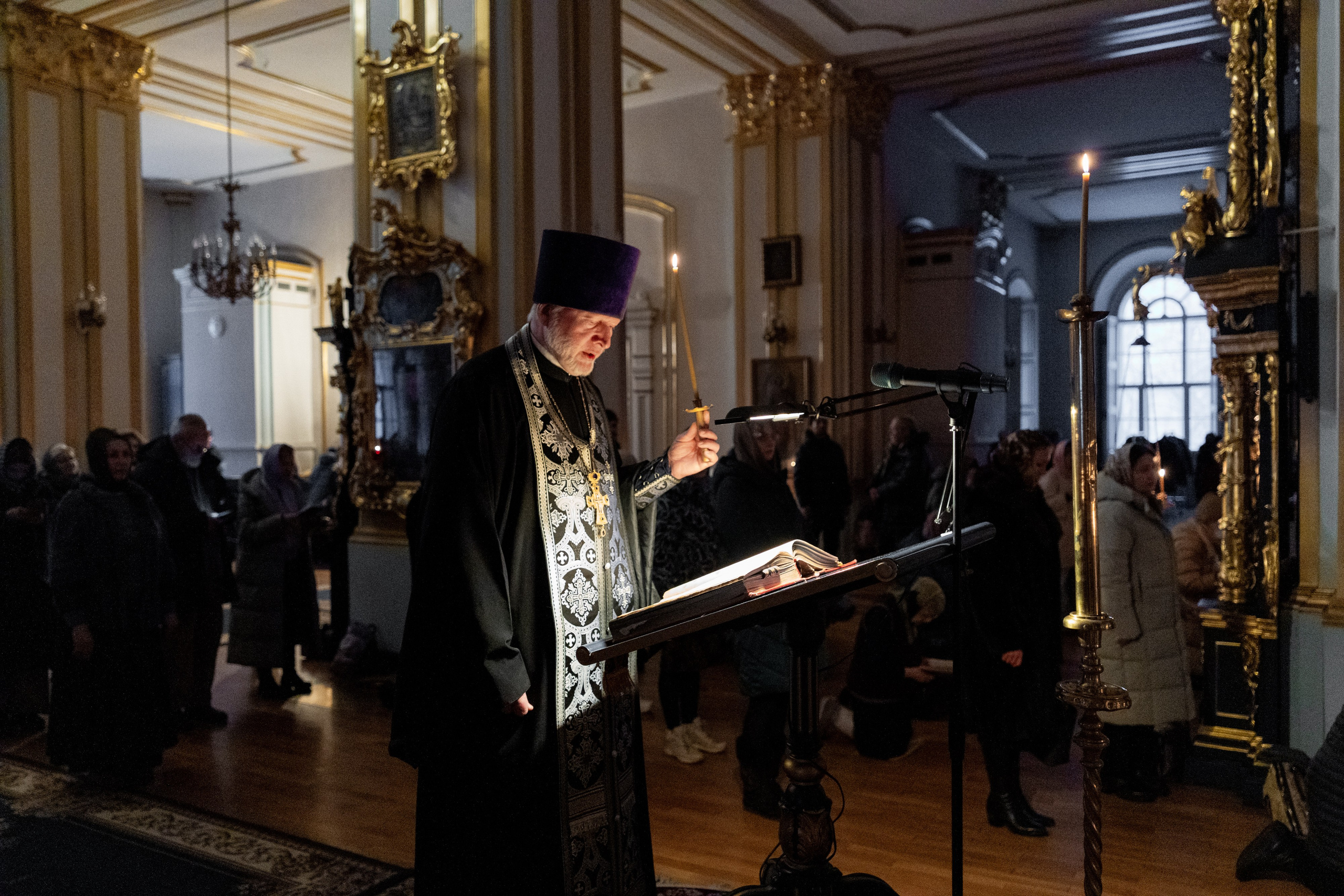 Великое повечерие с чтением Великого покаянного канона преп. Андрея Критского. НИКОЛО-БОГОЯВЛЕНСКИЙ МОРСКОЙ СОБОР