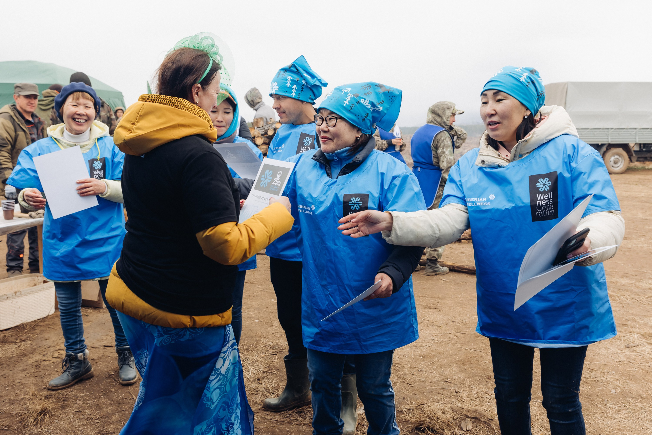 Siberian wellness. Ежегодная акция по посадке деревьев. Свадебный и семейный фотограф в Улан-Удэ