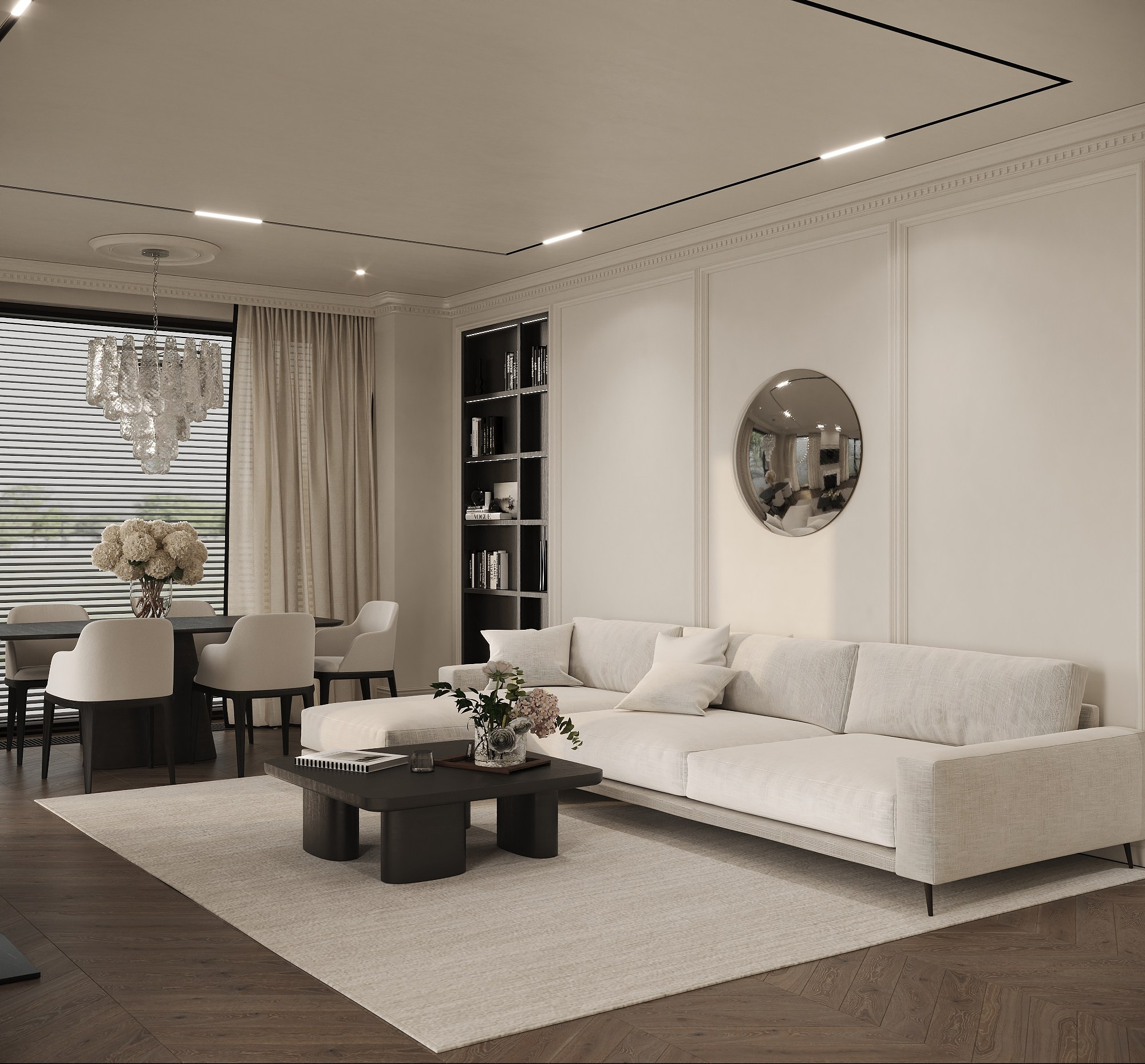 Willtowers 85 sqm. Алла Нечаева|Интерьерная визуализация