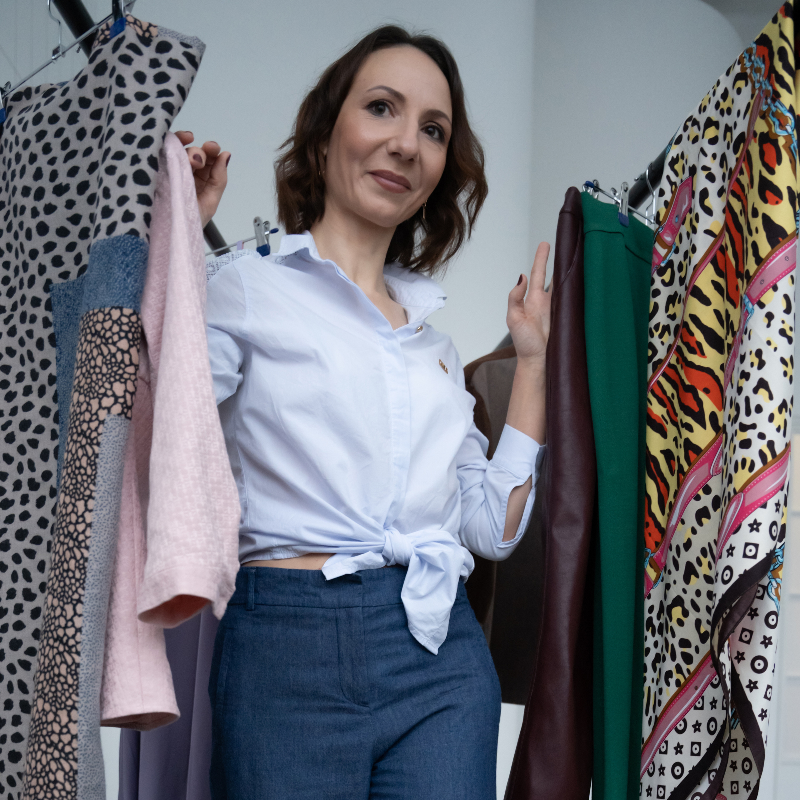 Студийная съемка для стилиста Марии. Портретный фотограф из Санкт-Петербурга Наталья Бялая