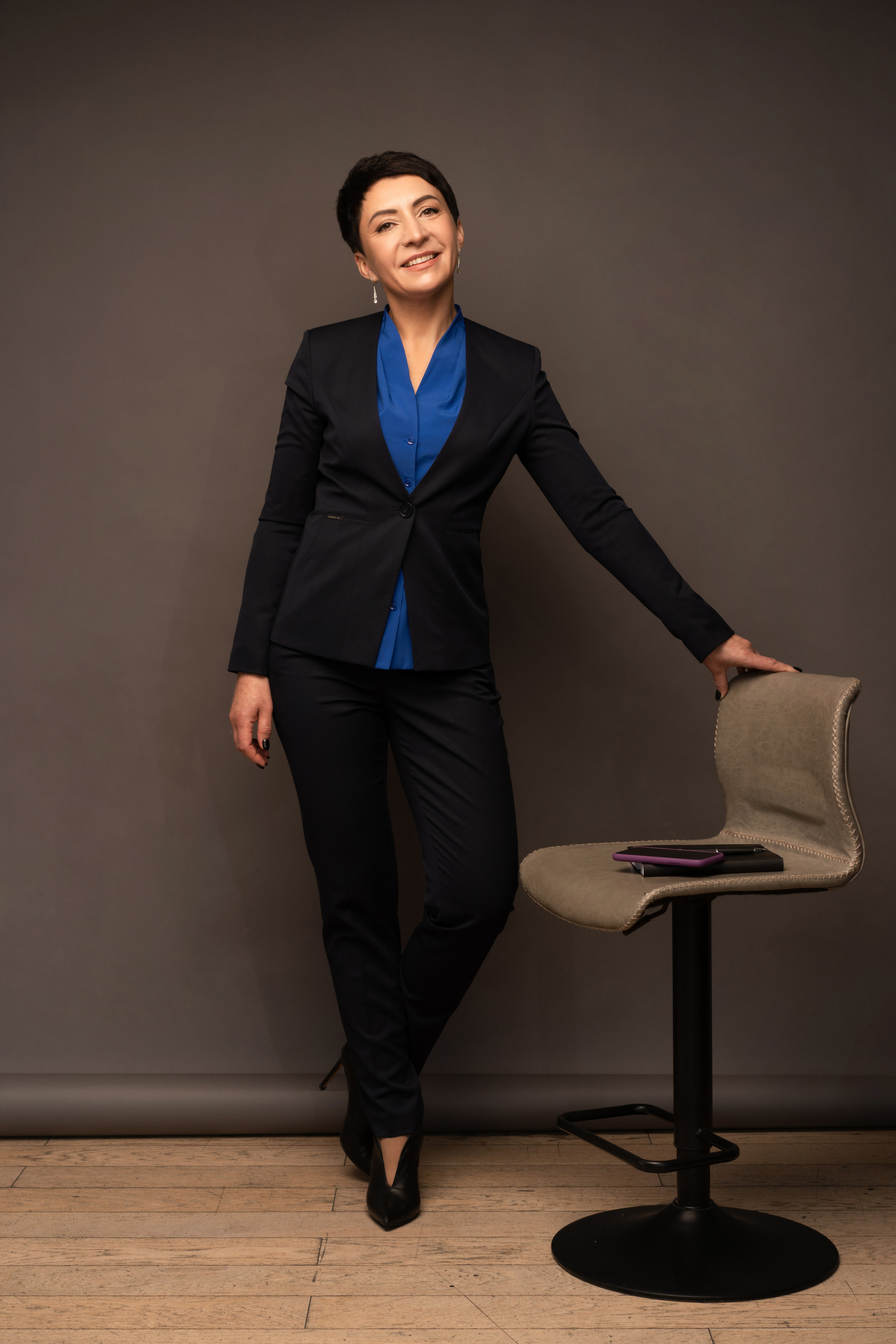 Студийная съемка для Елены, специалиста по финансам. Портретный фотограф из Санкт-Петербурга Наталья Бялая