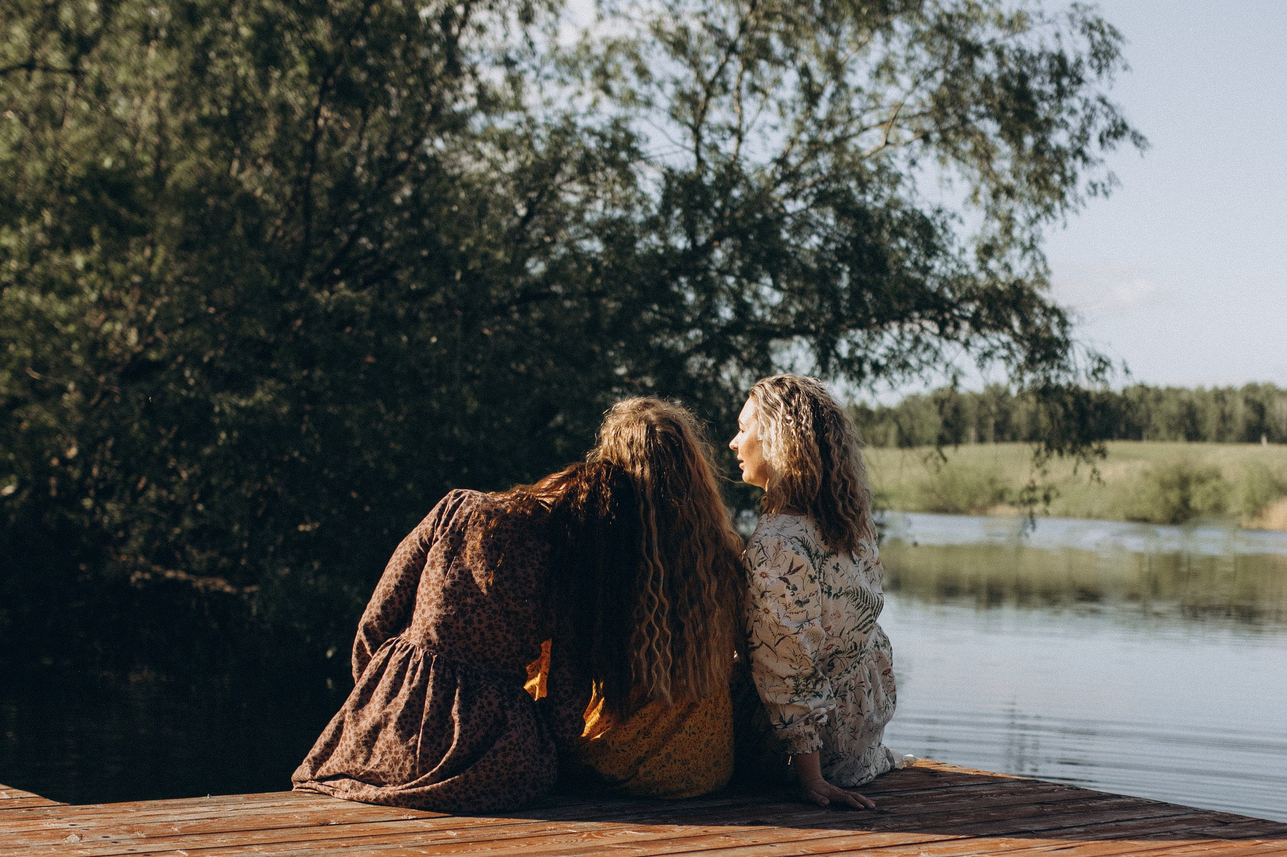 Настя с Дарьей и Ульяной. Семейный фотограф lifestyle в Новосибирске Елена Шпилевая